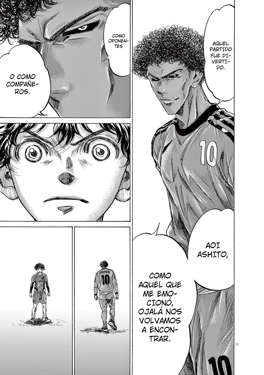 Ao ashi capítulo 217 página 12