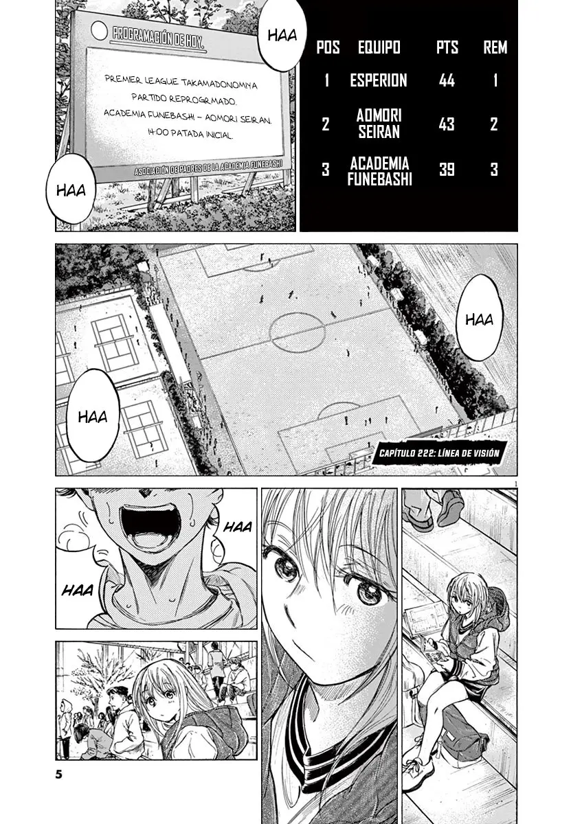 Ao ashi capítulo 222 página 7