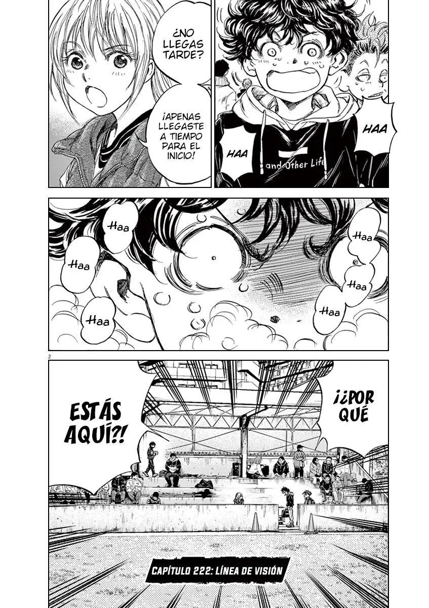 Ao ashi capítulo 222 página 8