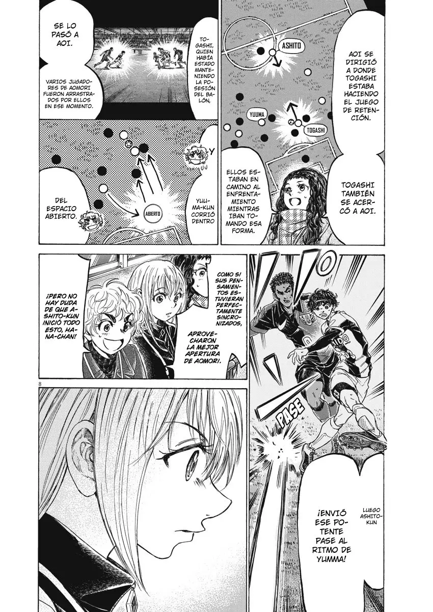 Ao ashi capítulo 262 página 9