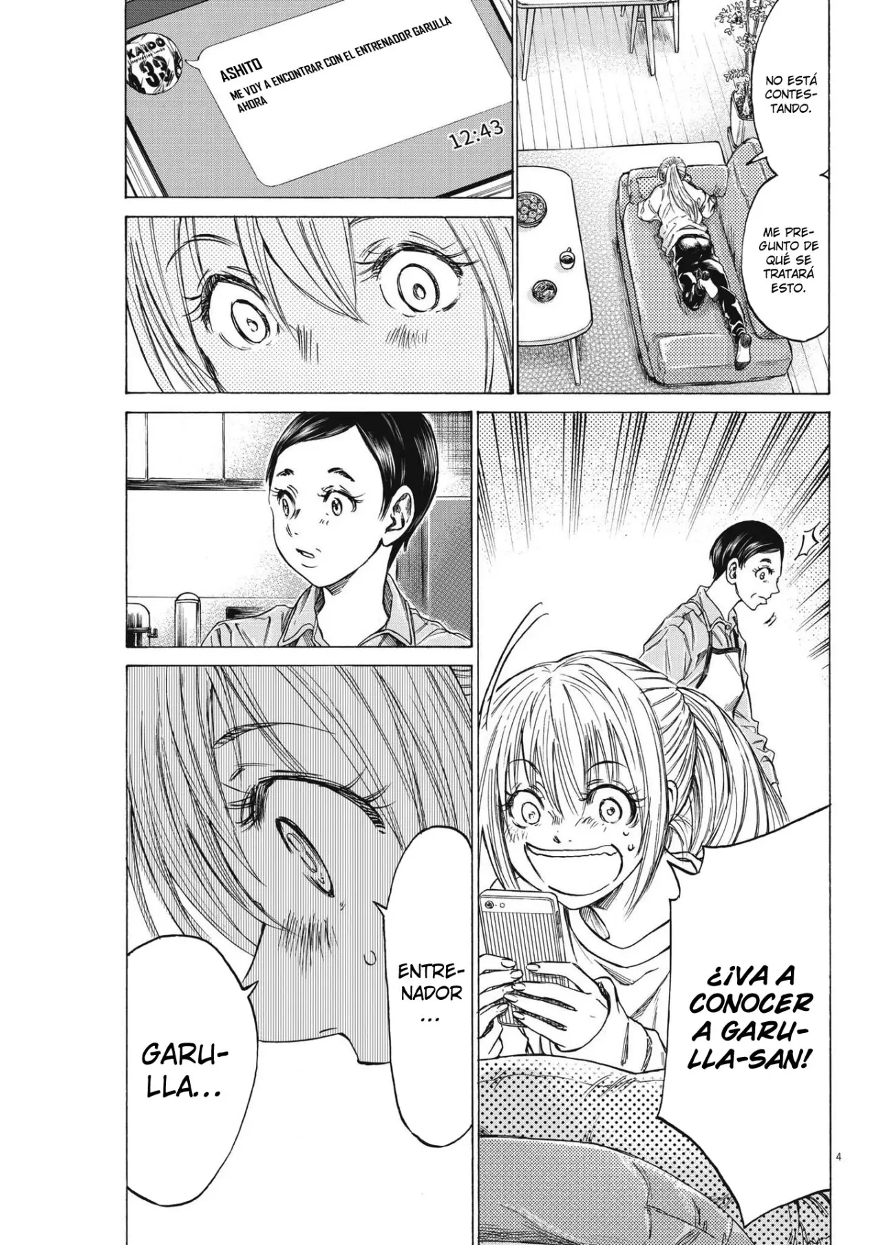 Ao ashi capítulo 282 página 5