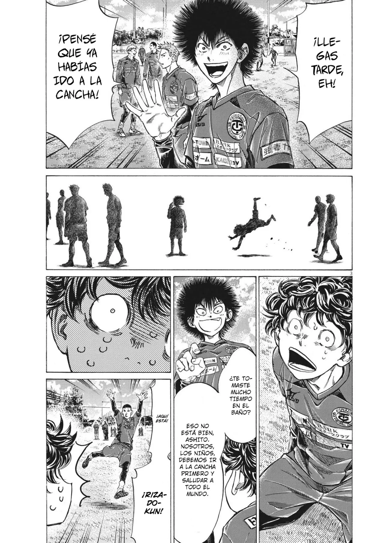 Ao ashi capítulo 284 página 4