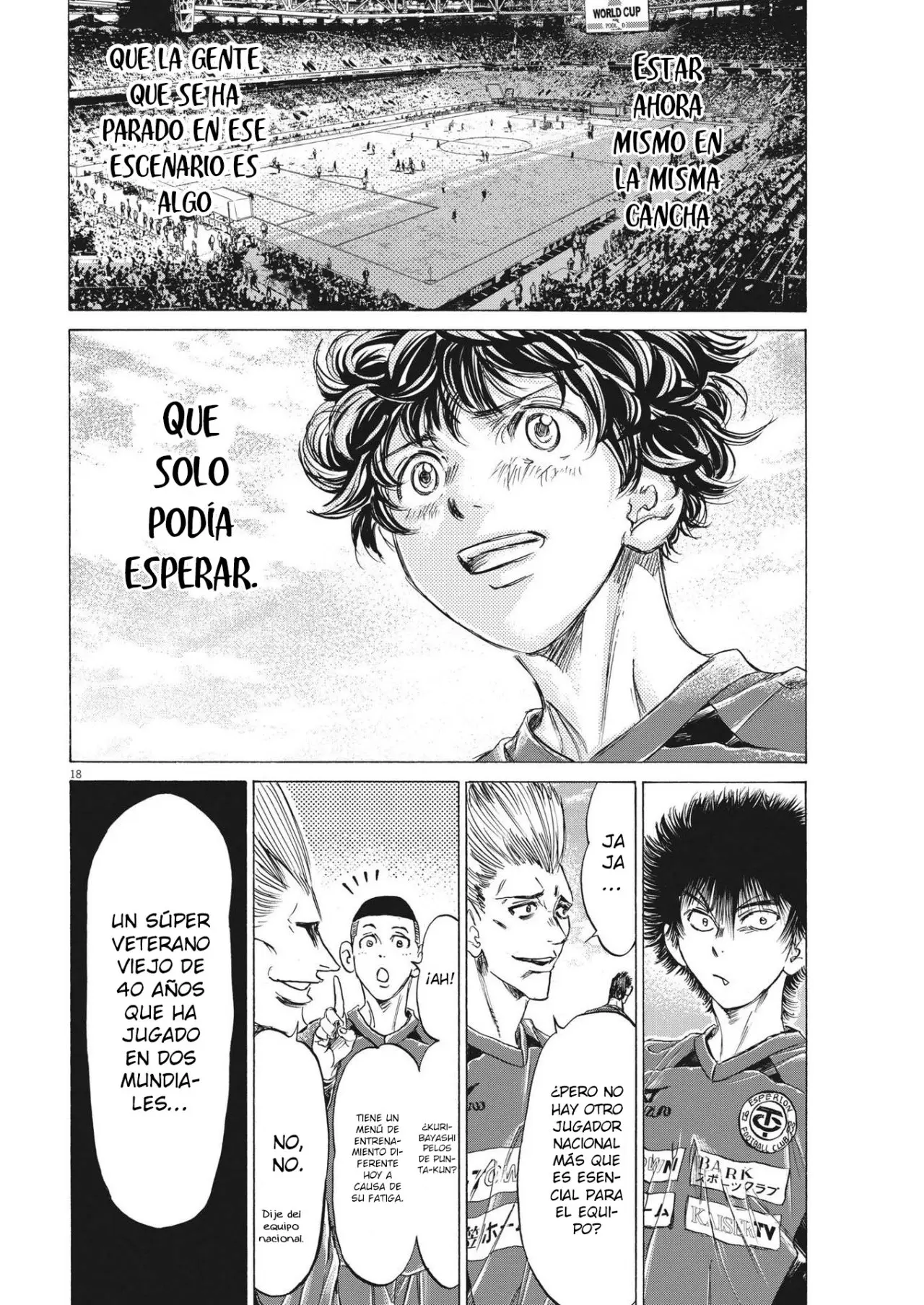 Ao ashi capítulo 284 página 18