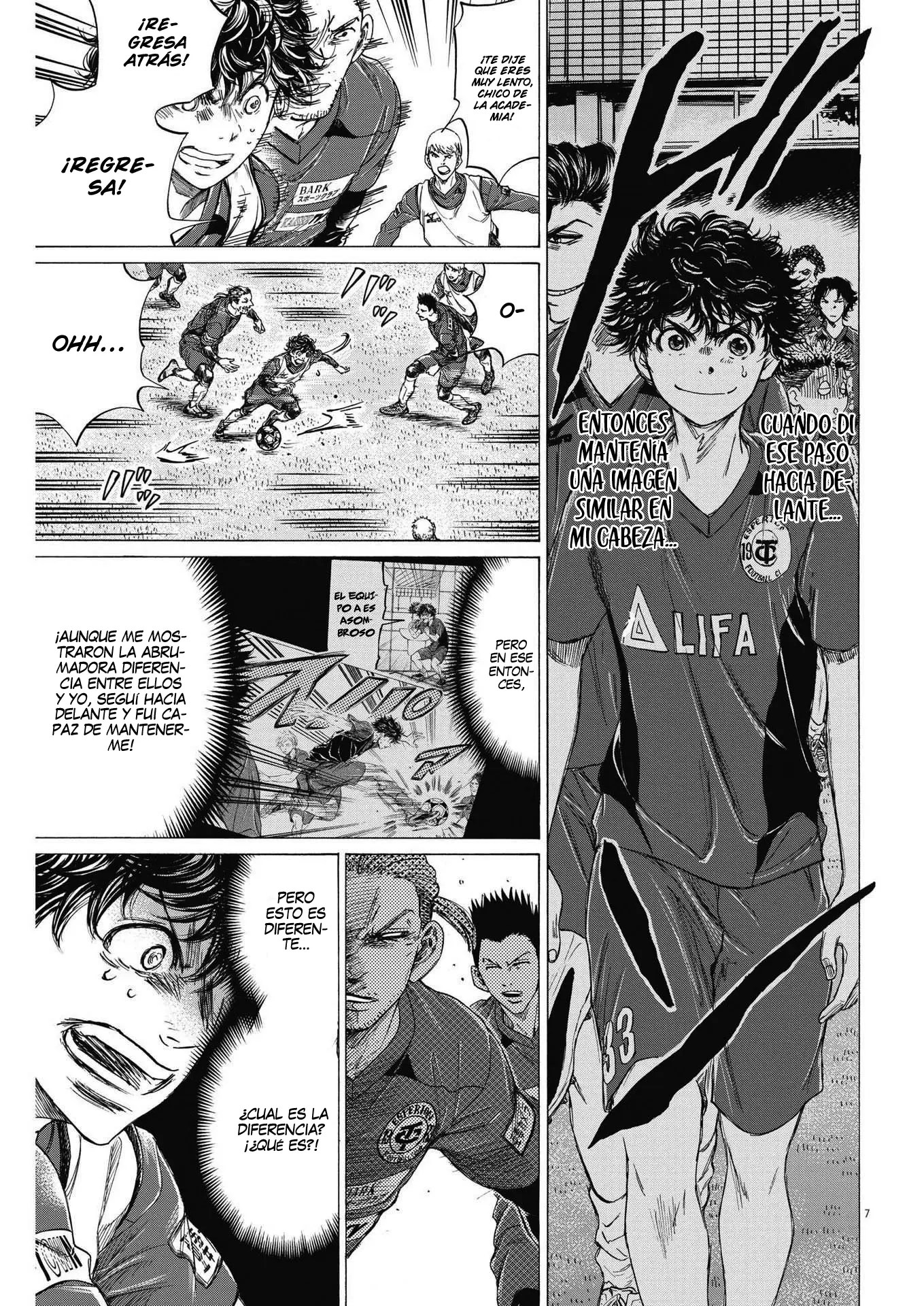 Ao ashi capítulo 288 página 7
