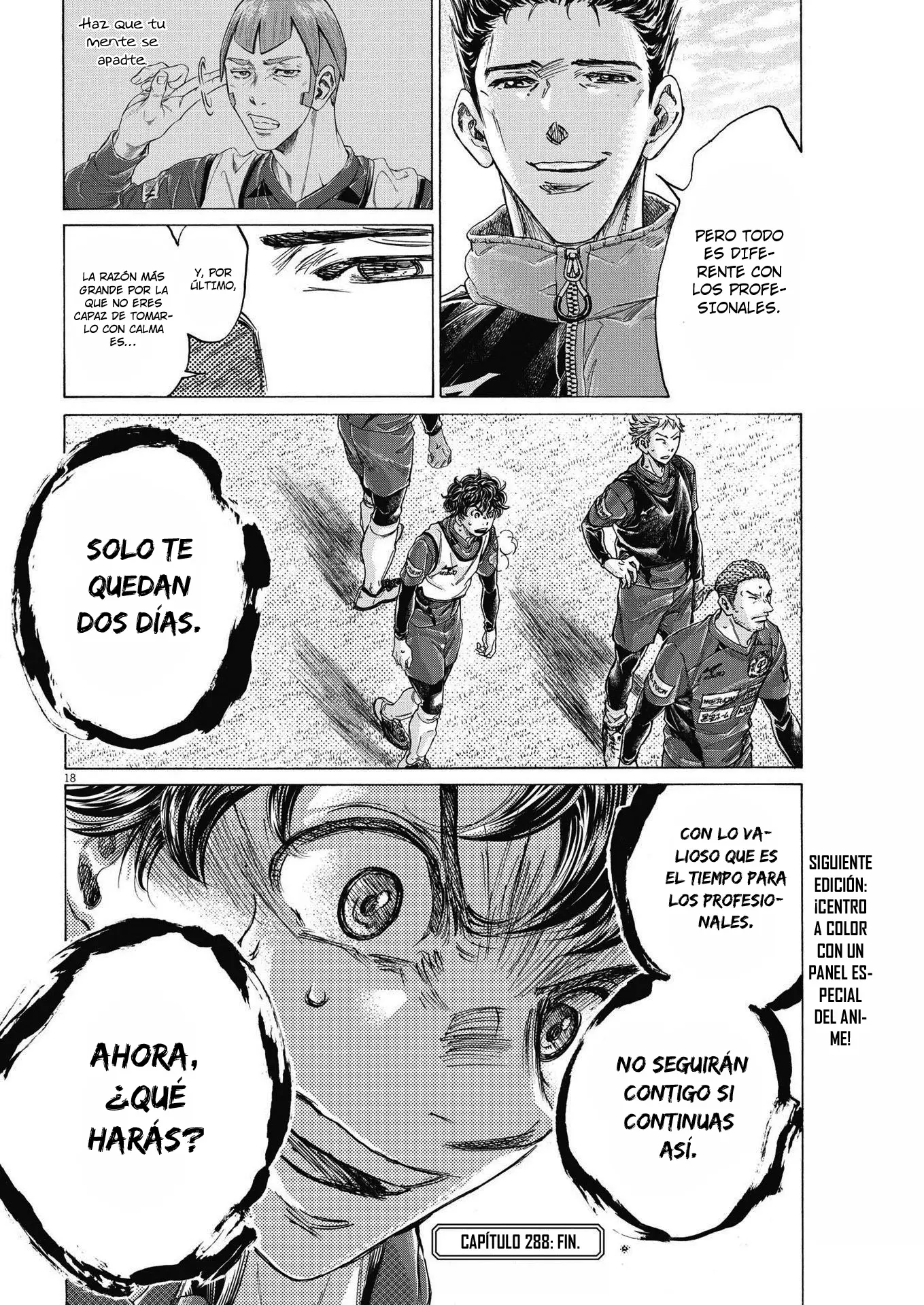 Ao ashi capítulo 288 página 18