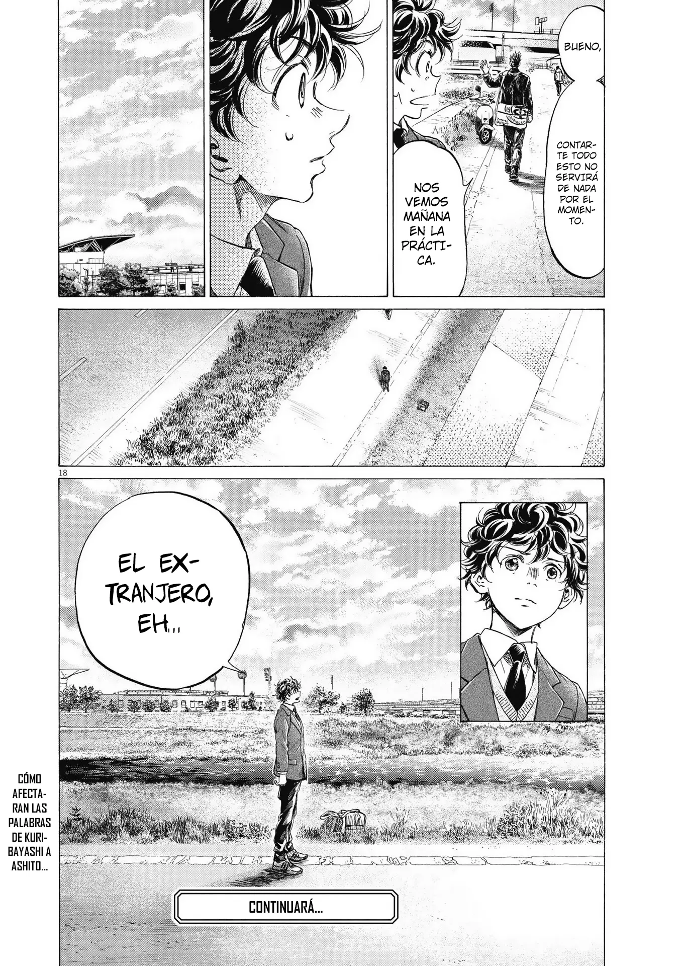 Ao ashi capítulo 298 página 19