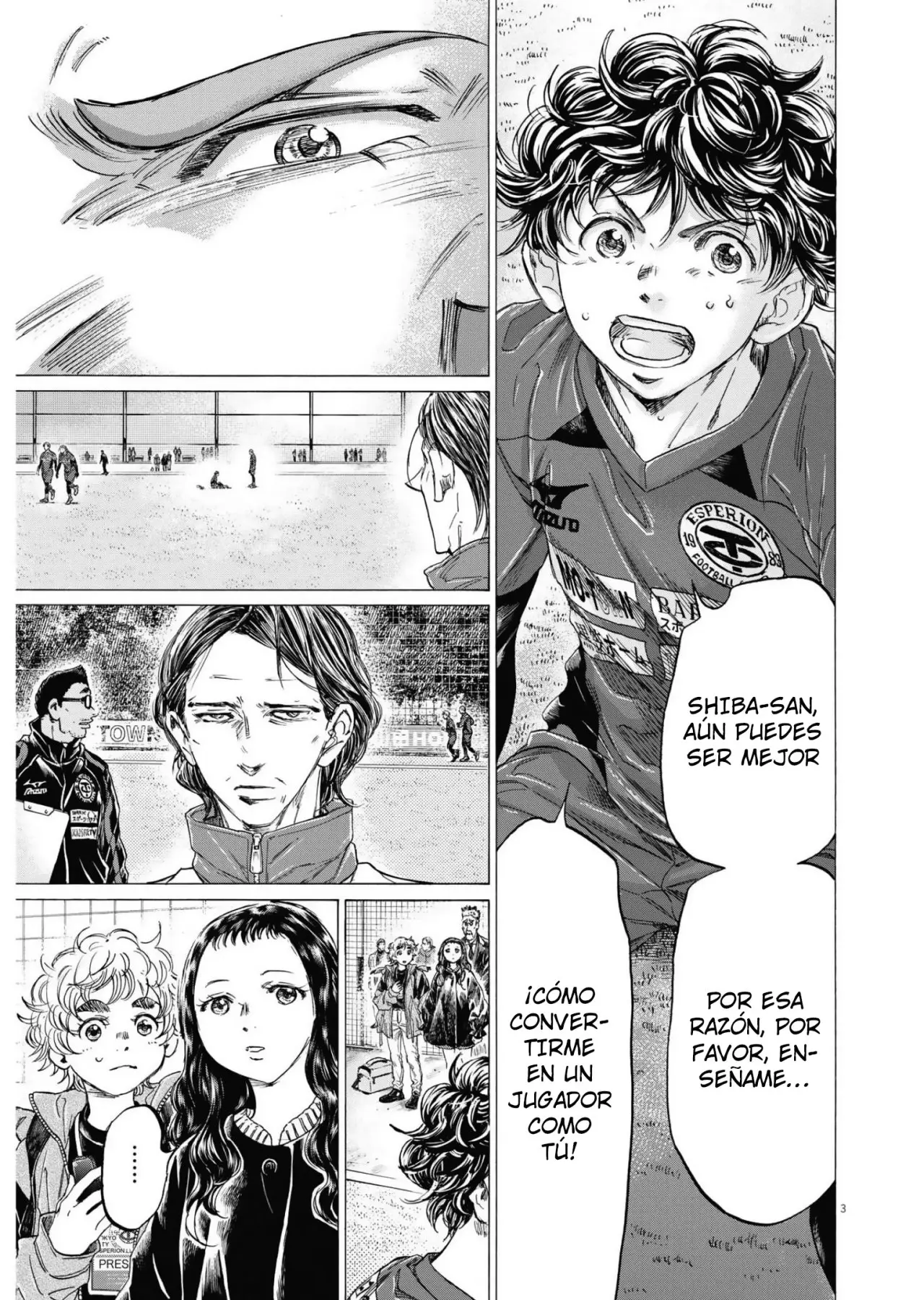 Ao ashi capítulo 307 página 4