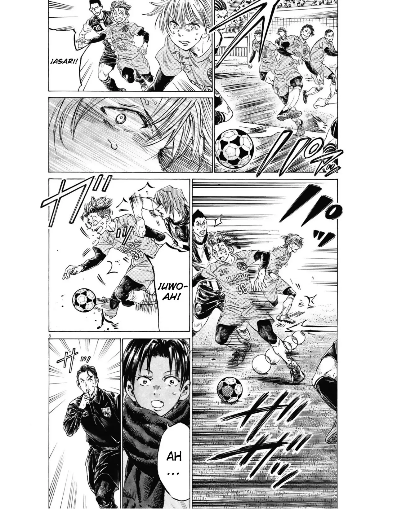 Ao ashi capítulo 308 página 9