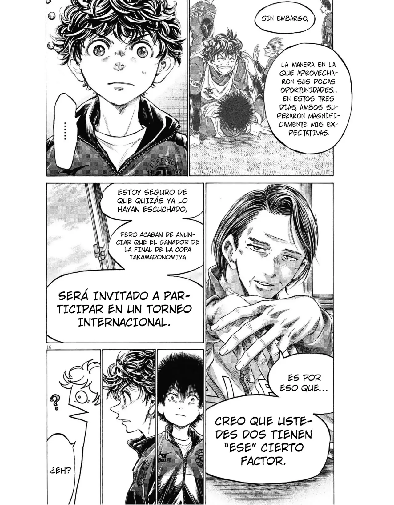 Ao ashi capítulo 308 página 17