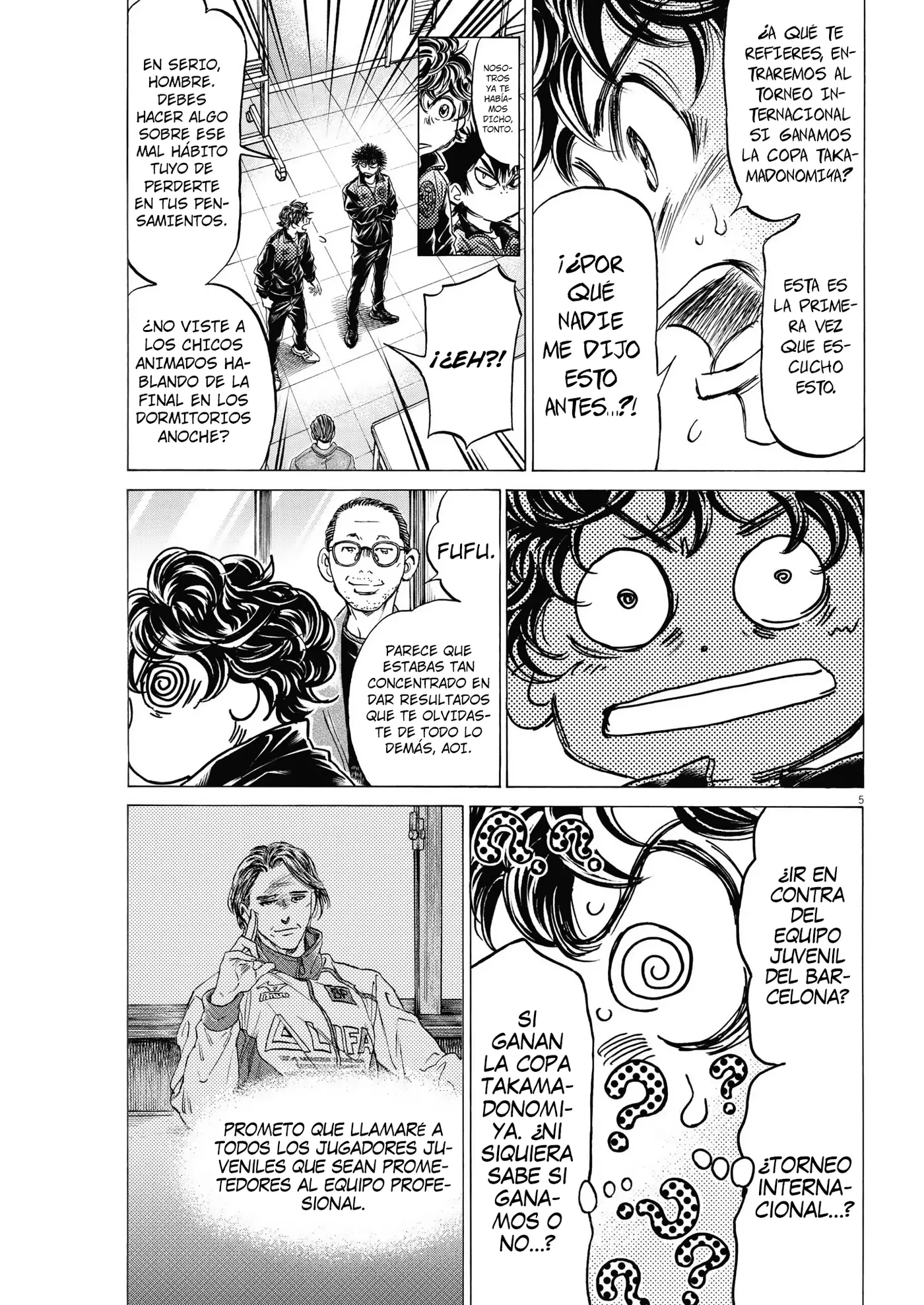 Ao ashi capítulo 309 página 6