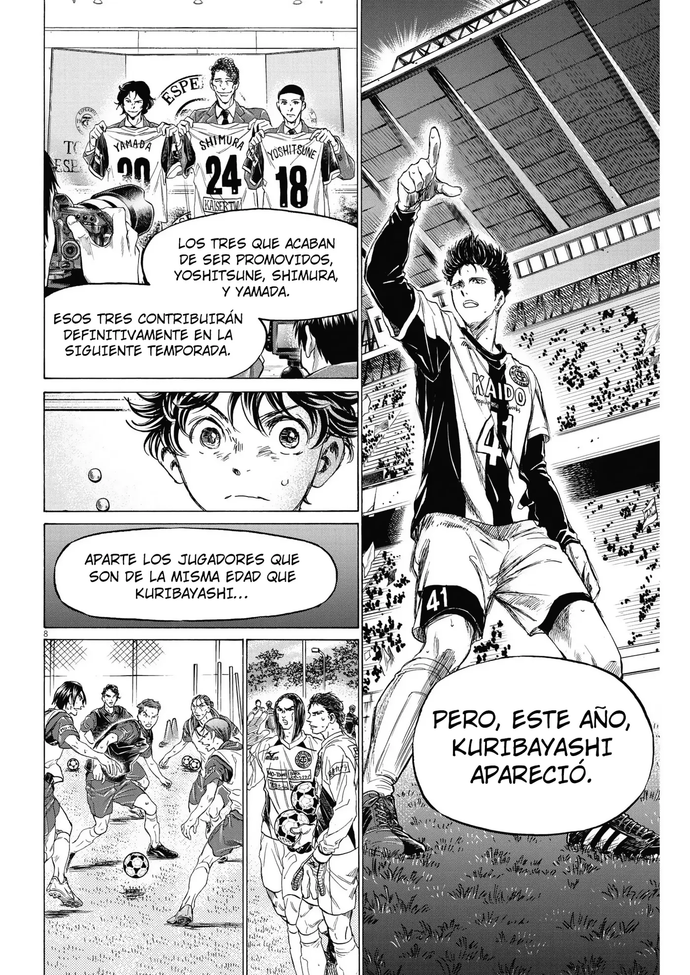 Ao ashi capítulo 309 página 9