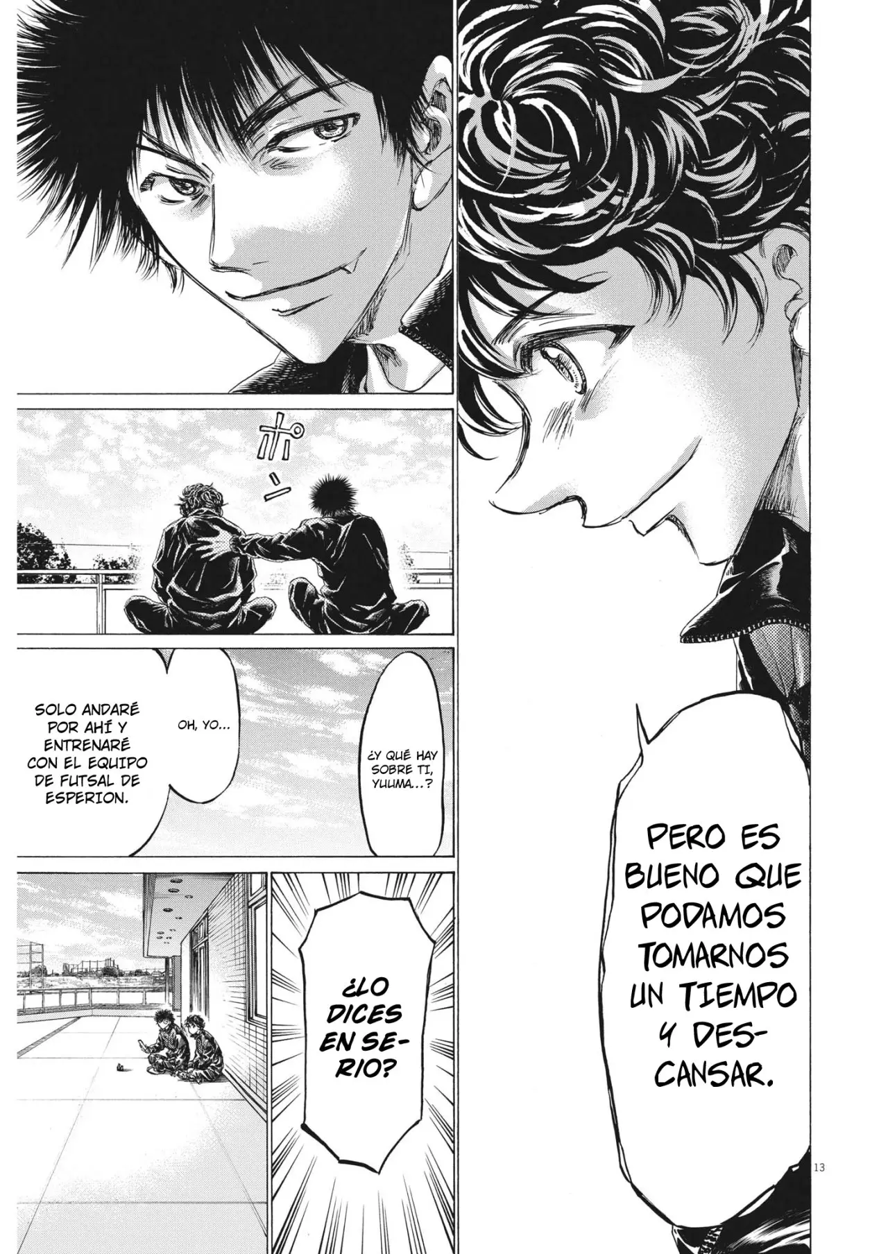 Ao ashi capítulo 310 página 14