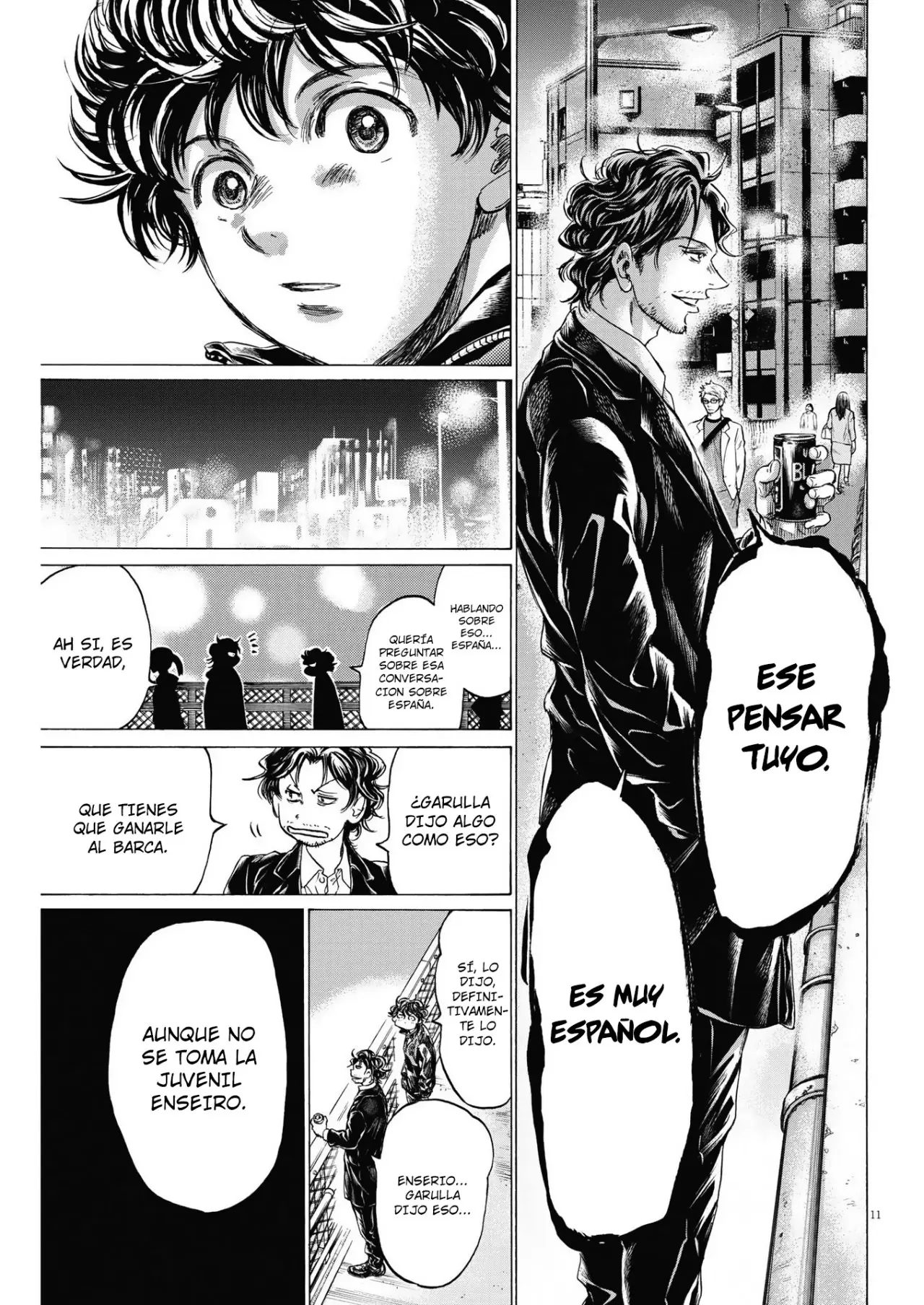 Ao ashi capítulo 312 página 11