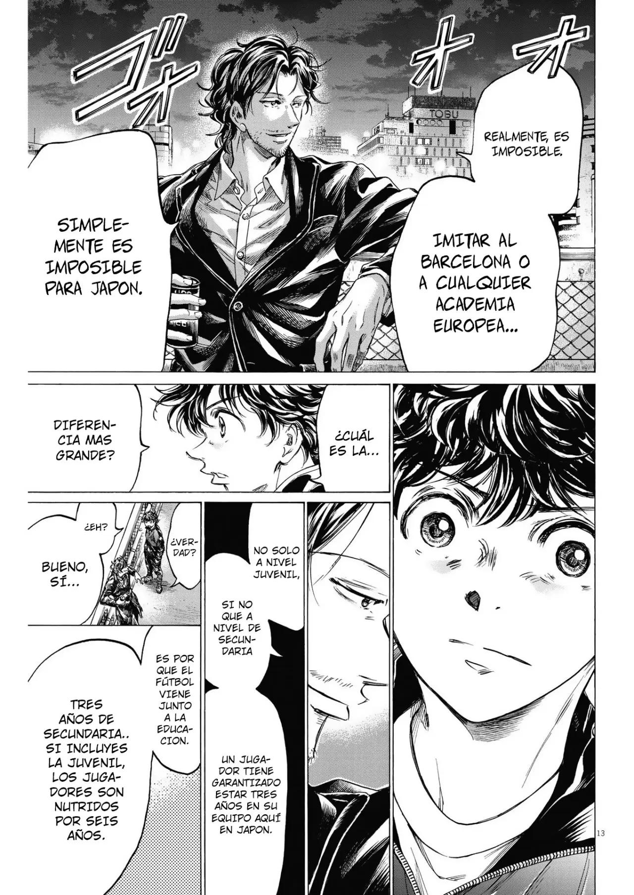 Ao ashi capítulo 312 página 13