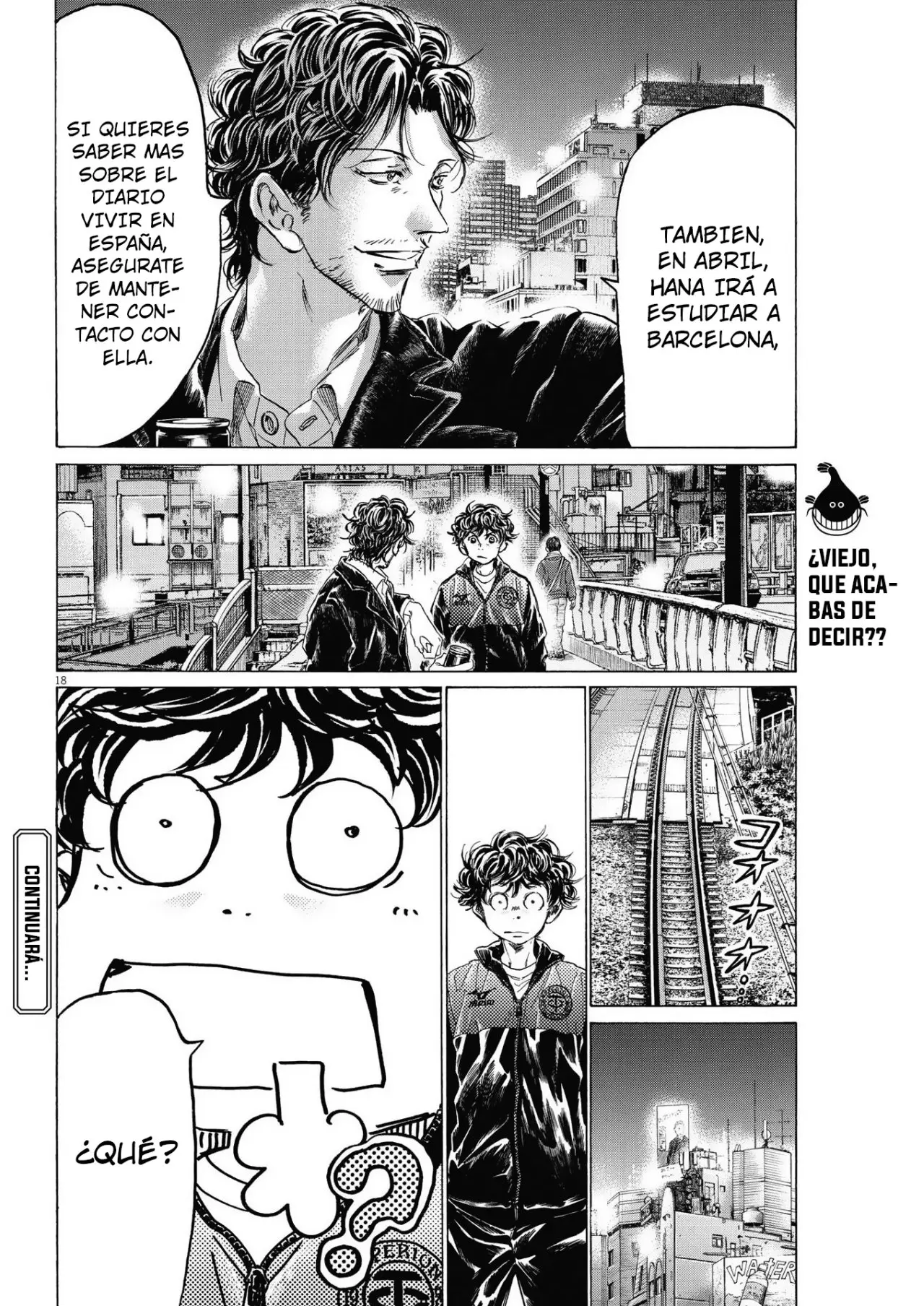 Ao ashi capítulo 312 página 18