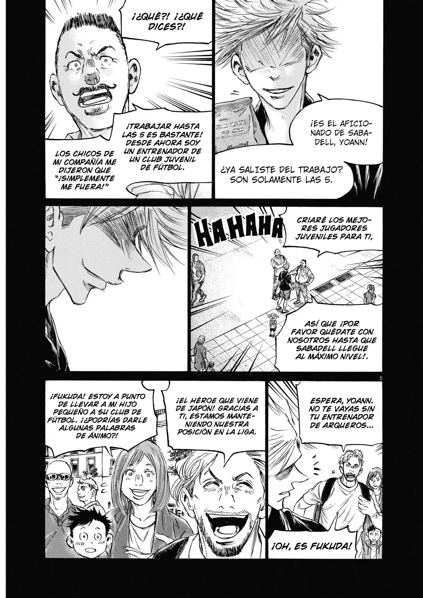 Ao ashi capítulo 313 página 5