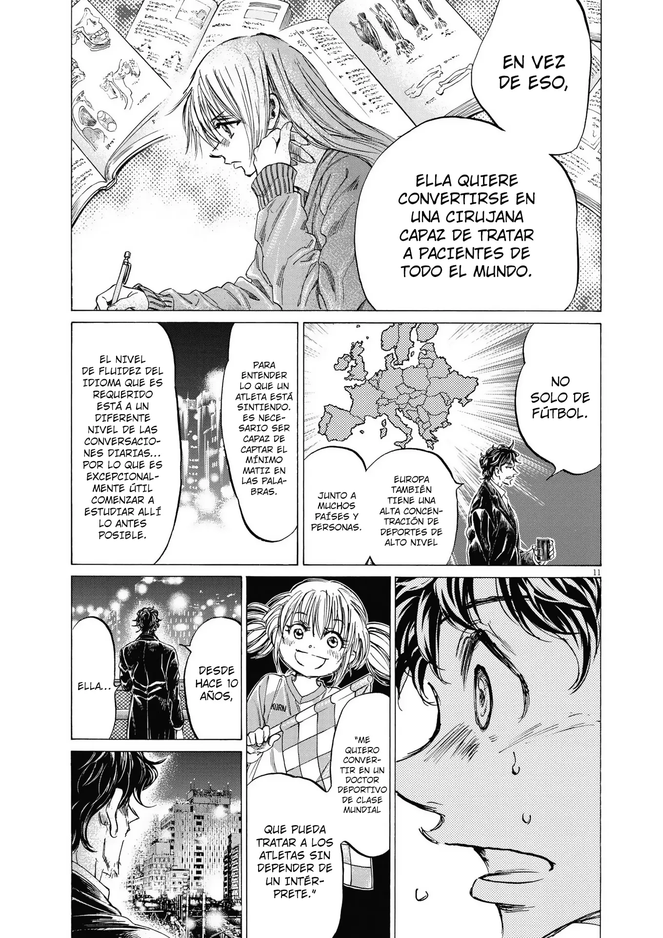 Ao ashi capítulo 313 página 11