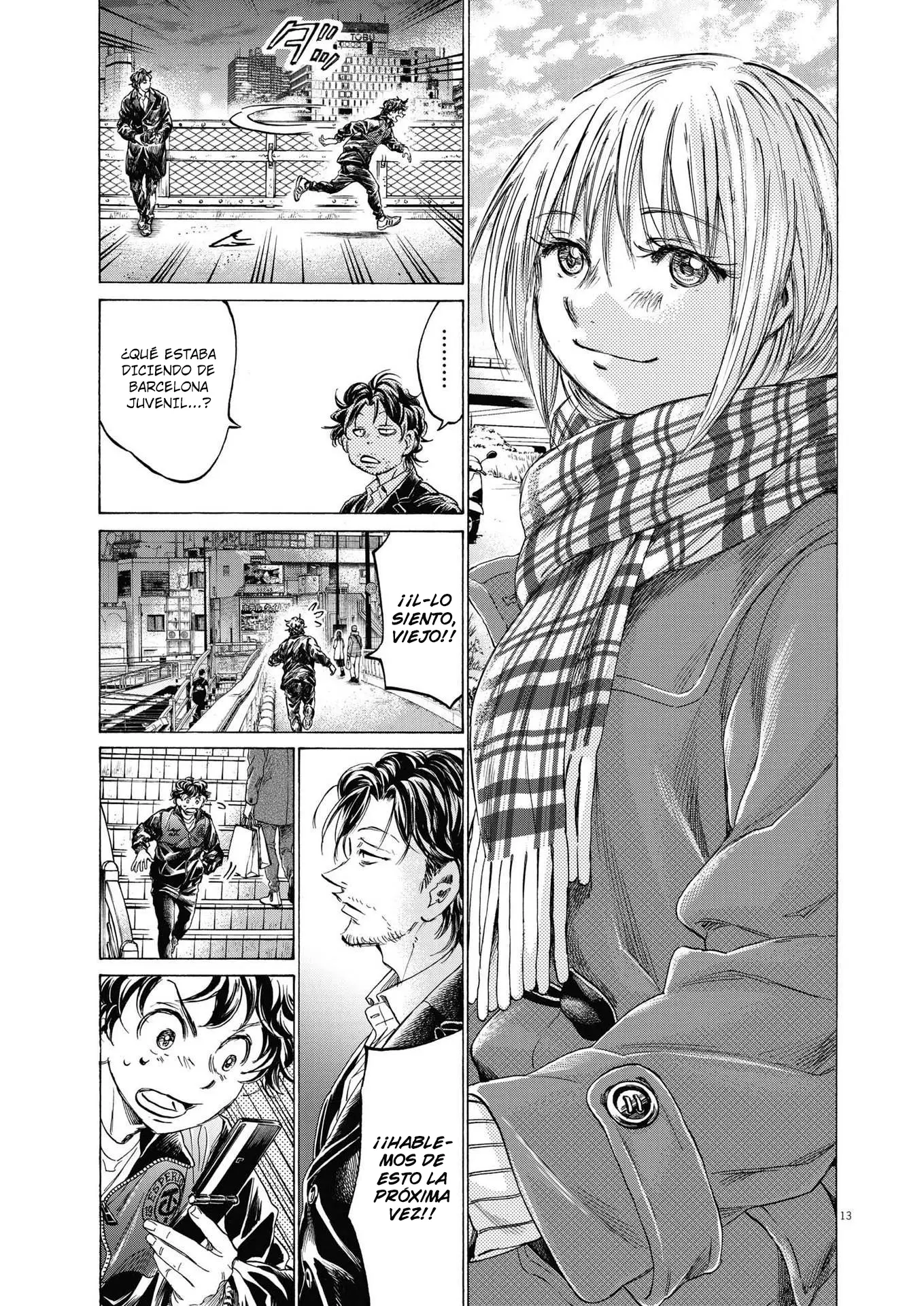 Ao ashi capítulo 313 página 13