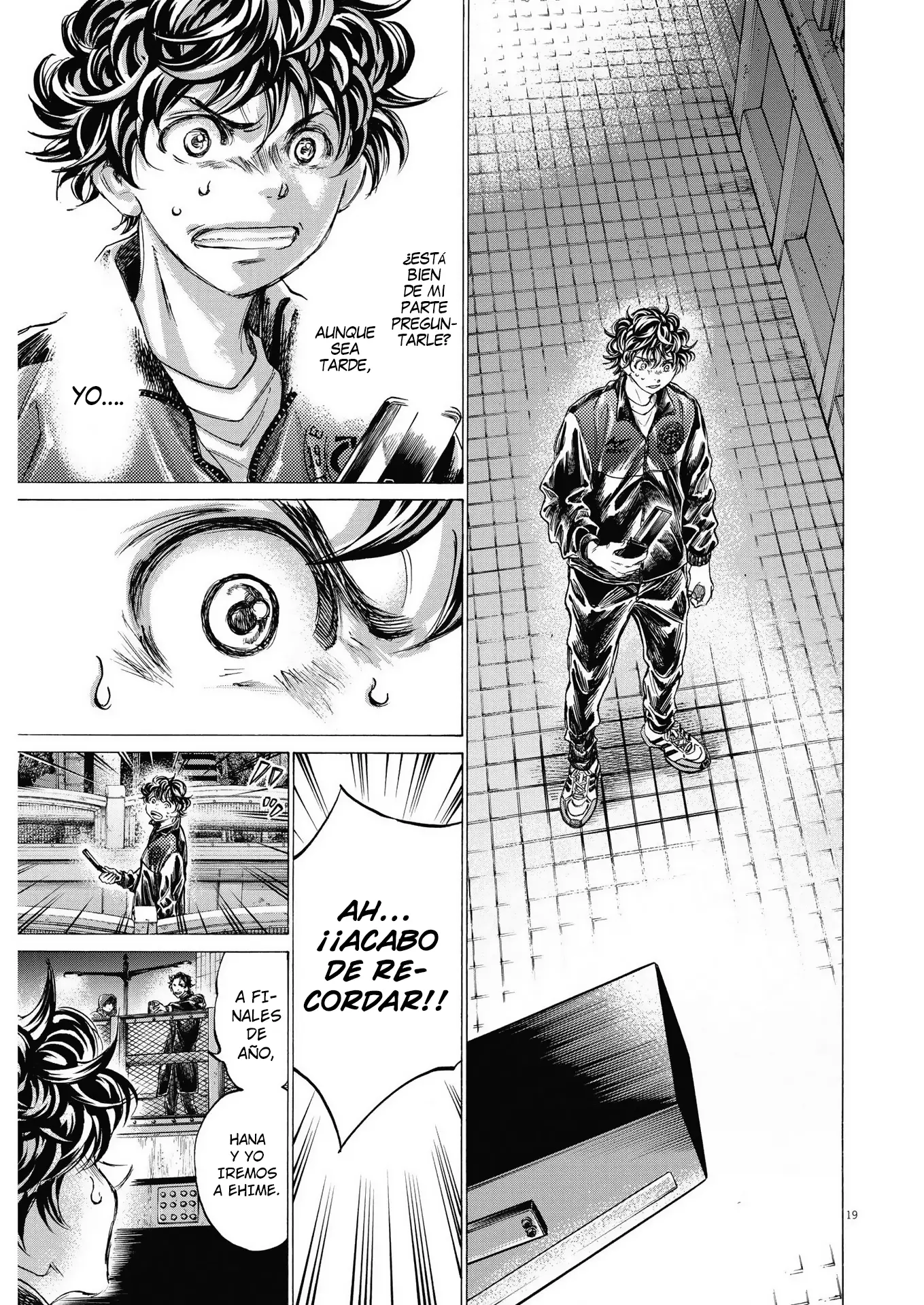 Ao ashi capítulo 313 página 19