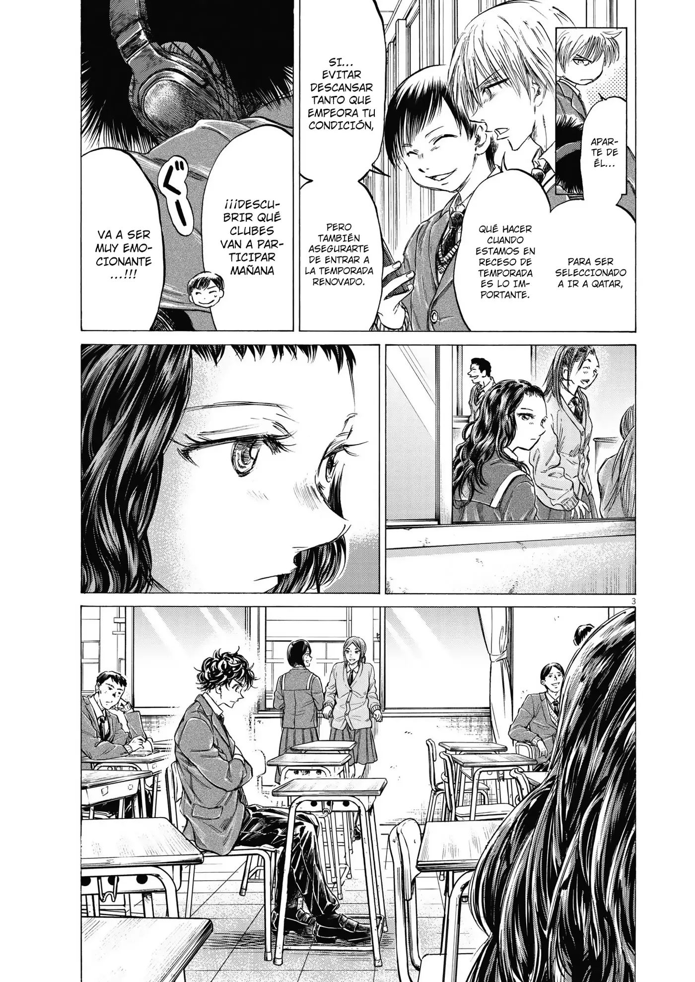 Ao ashi capítulo 314 página 4