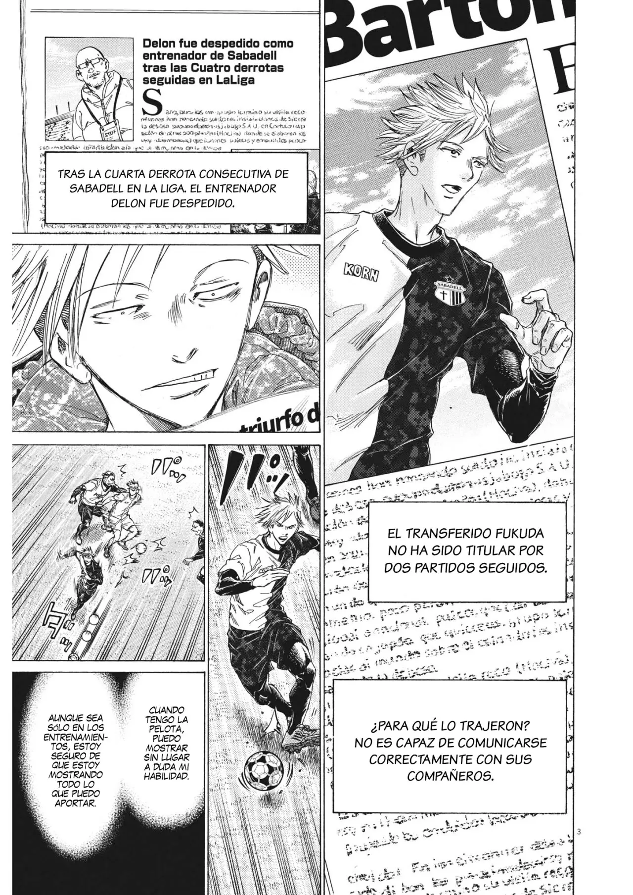 Ao ashi capítulo 318 página 4