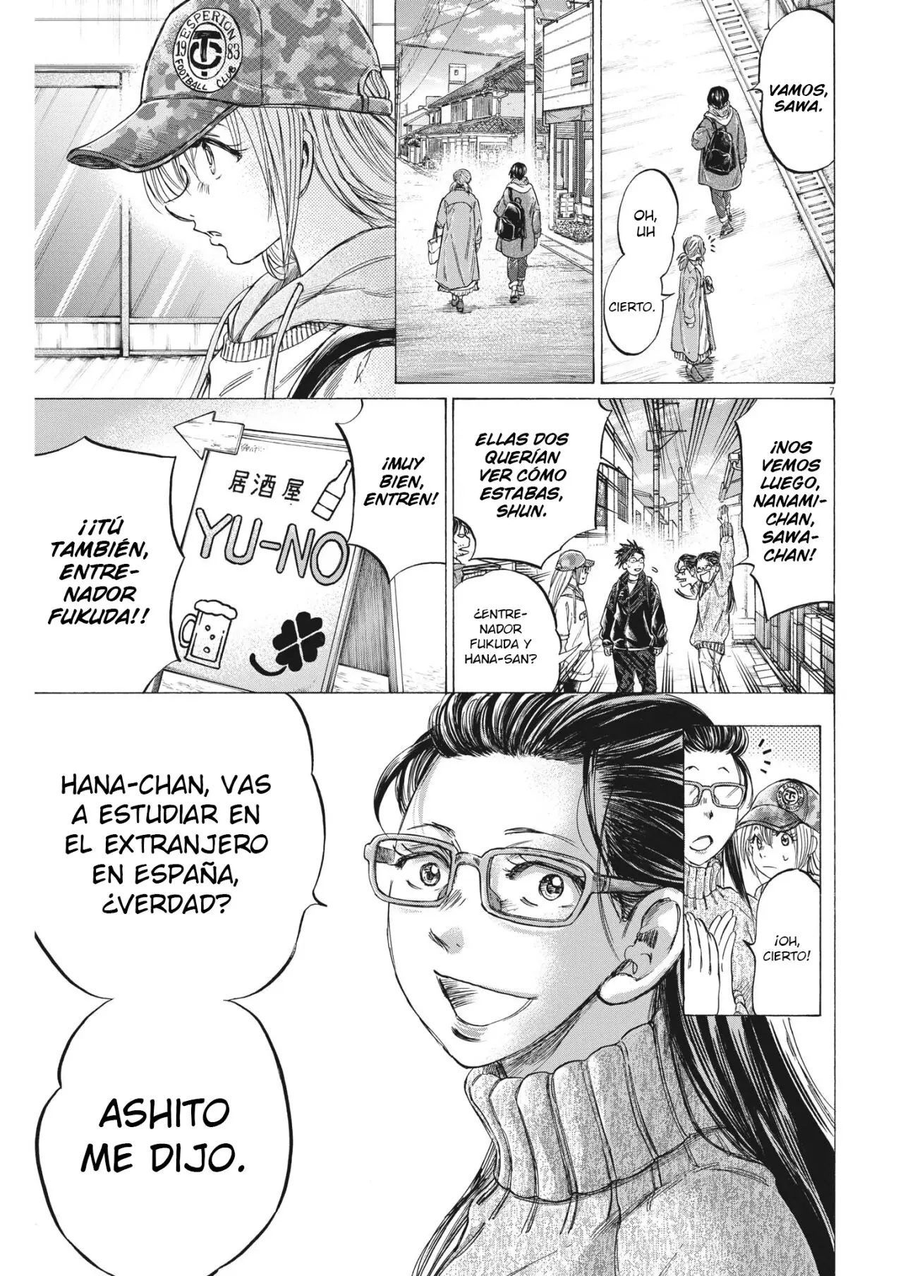 Ao ashi capítulo 320 página 8