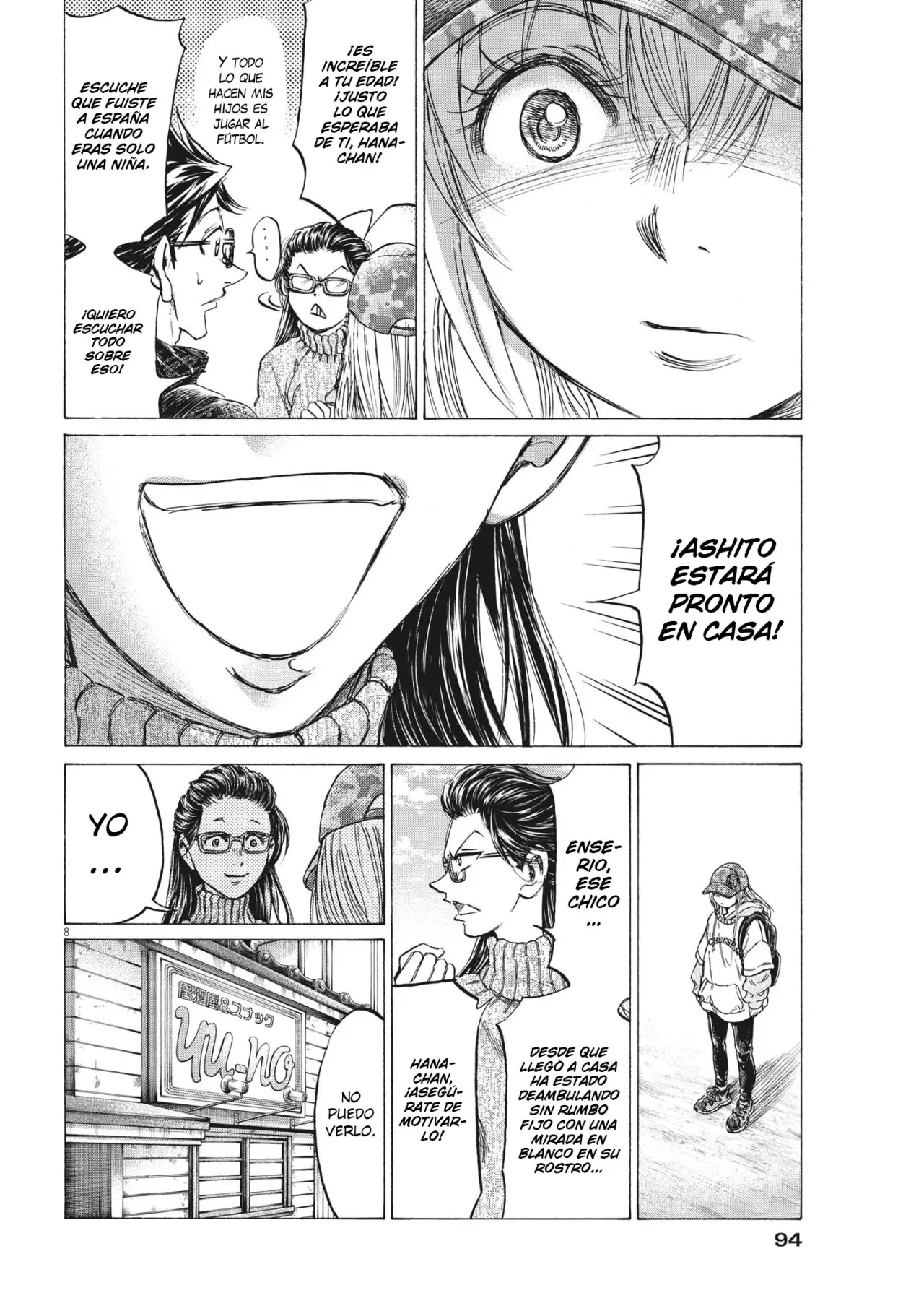 Ao ashi capítulo 320 página 9