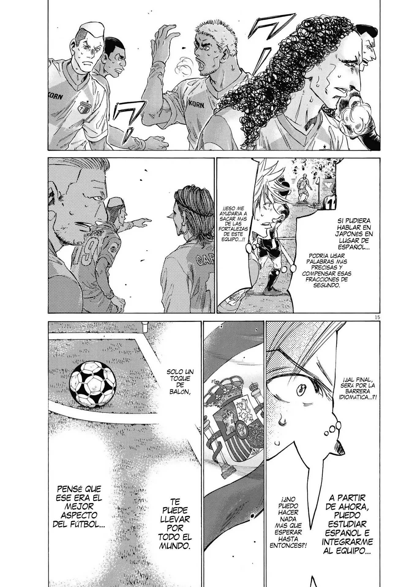 Ao ashi capítulo 324 página 16