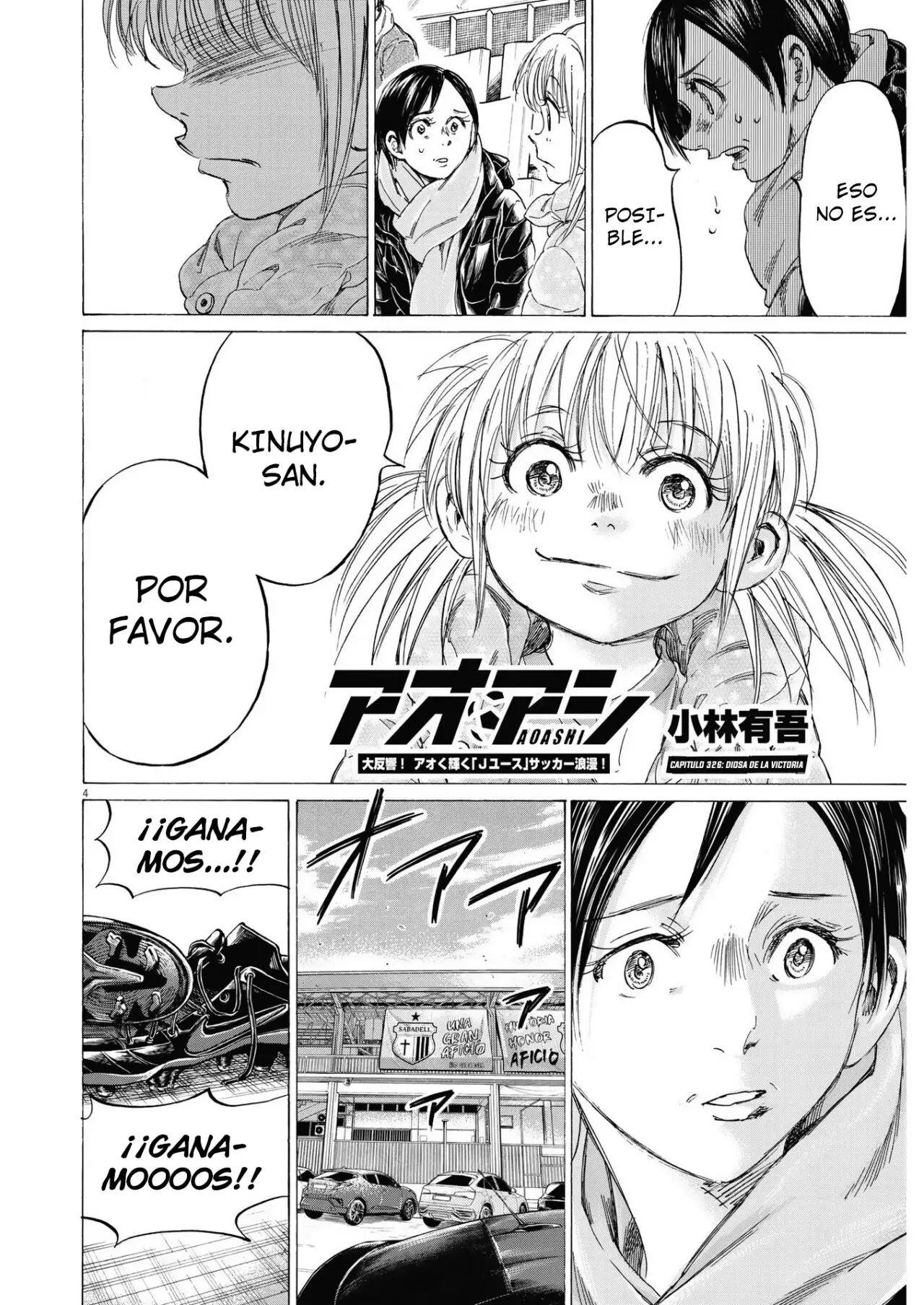 Ao ashi capítulo 326 página 5
