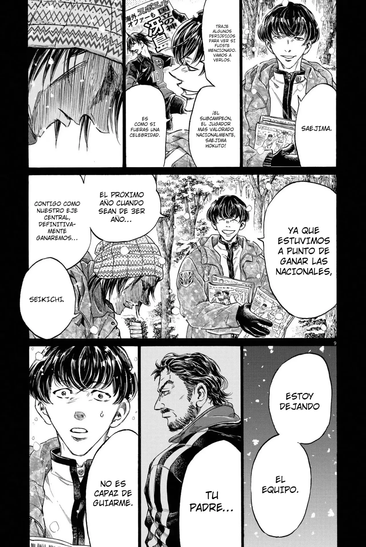 Ao ashi capítulo 329 página 10