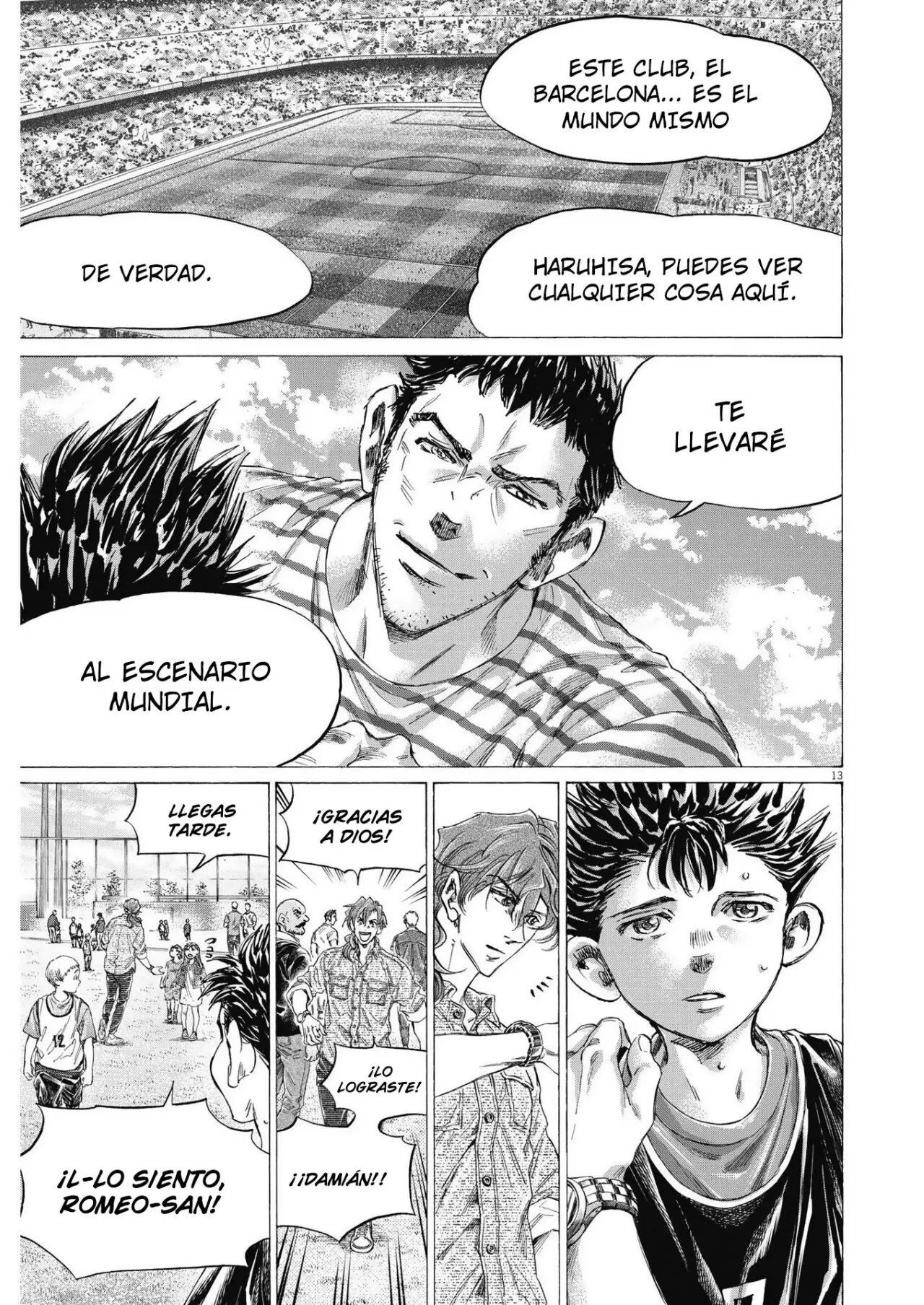 Ao ashi capítulo 330 página 14