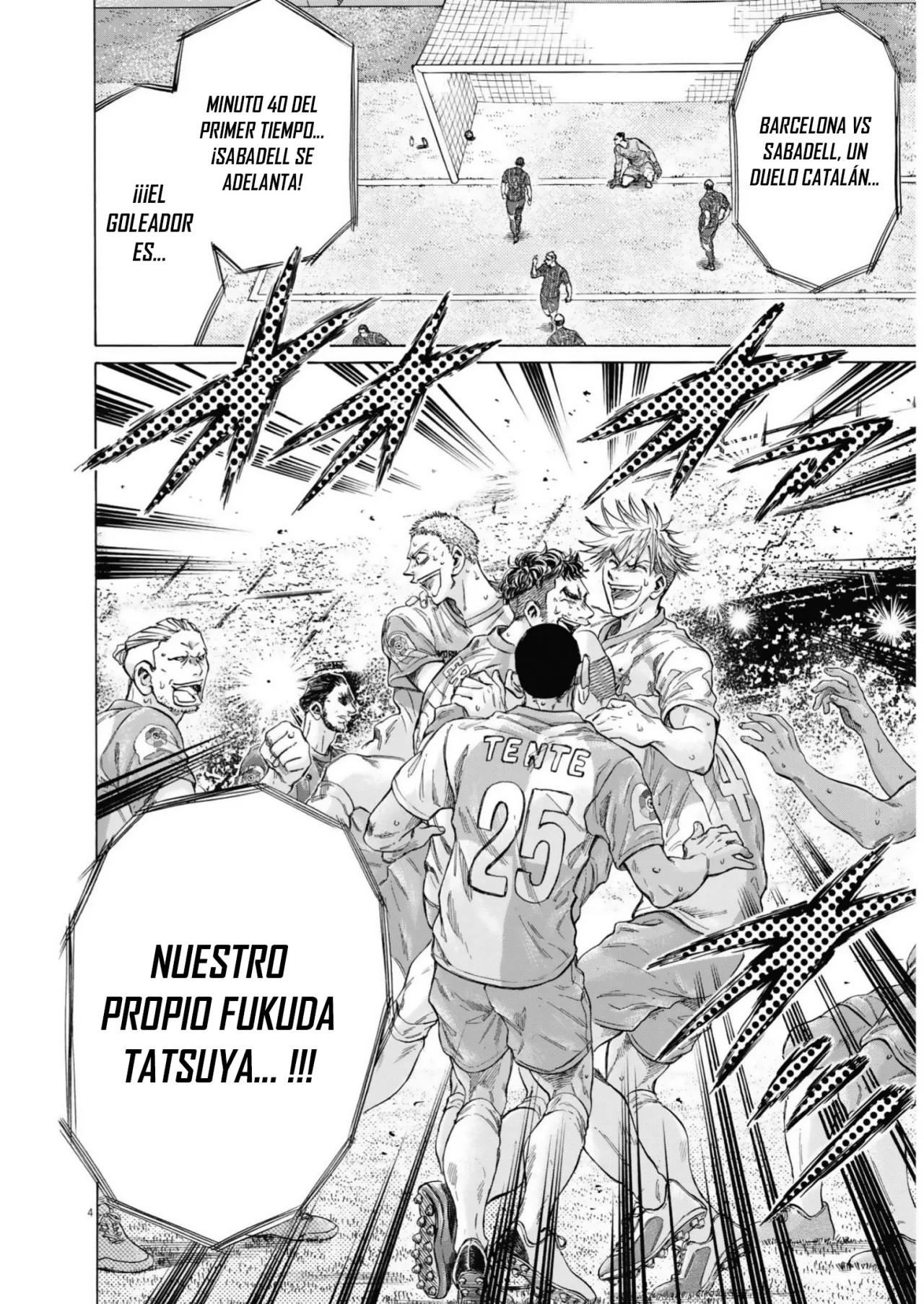 Ao ashi capítulo 333 página 4