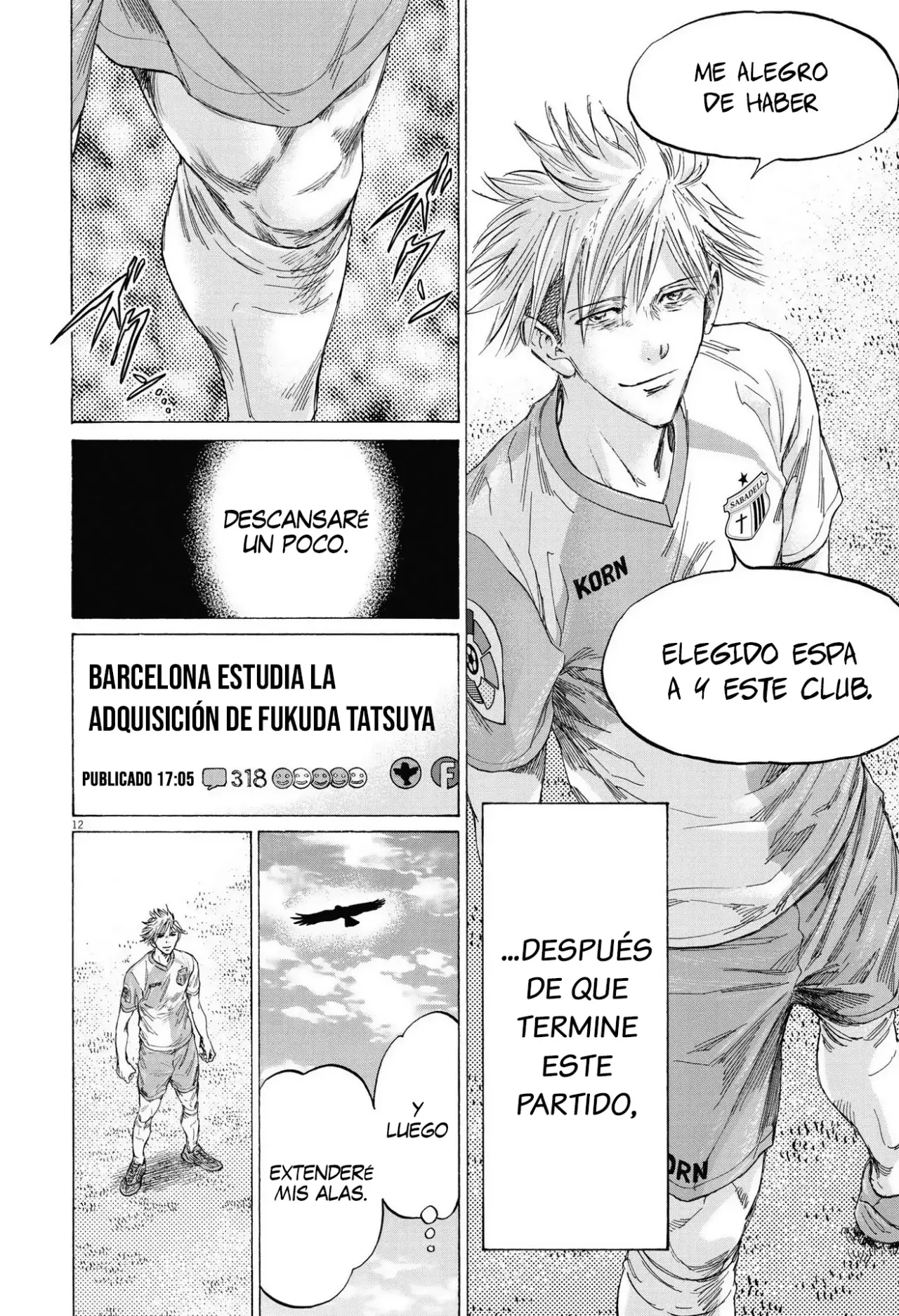Ao ashi capítulo 335 página 13