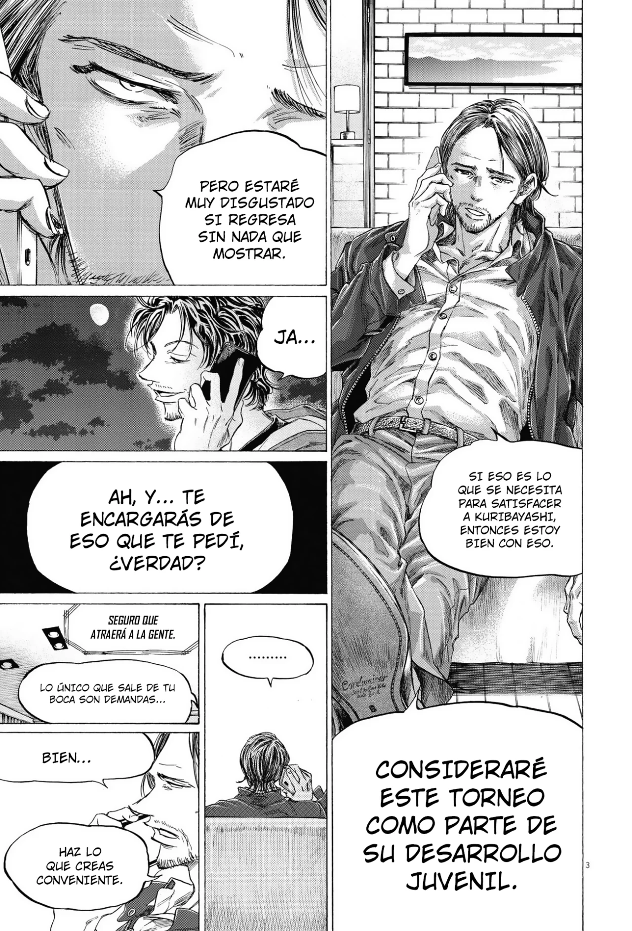 Ao ashi capítulo 337 página 4