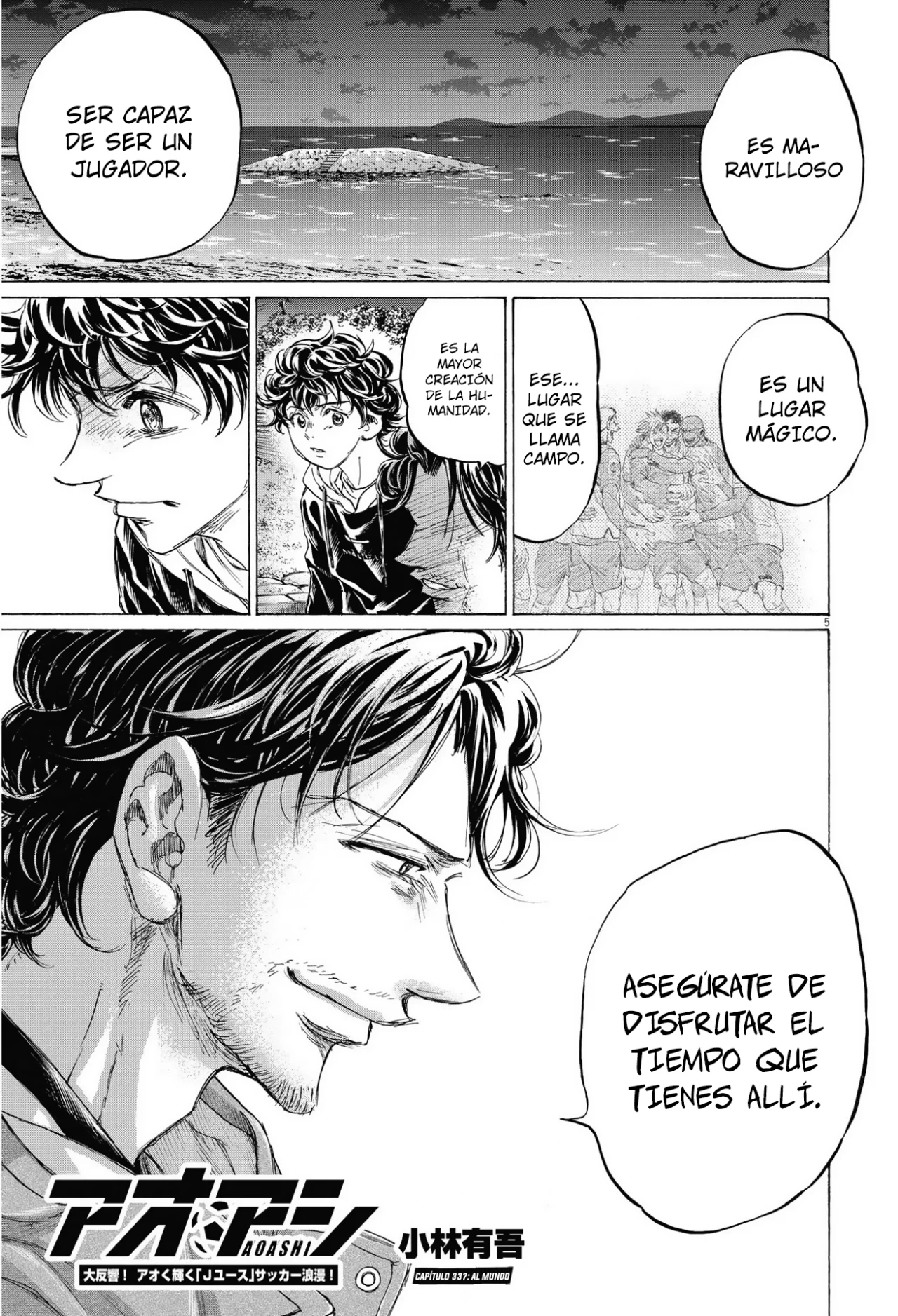 Ao ashi capítulo 337 página 6