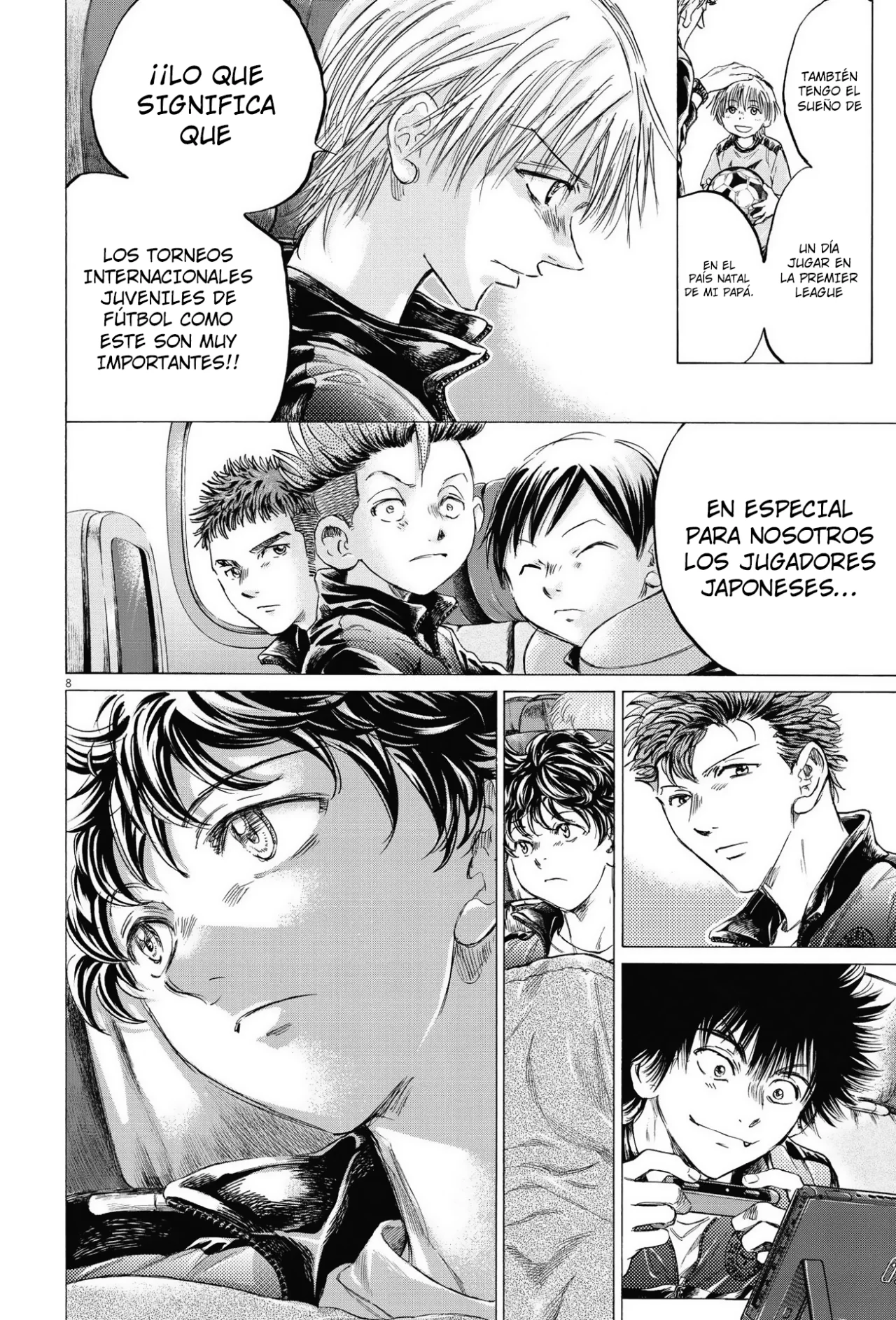Ao ashi capítulo 338 página 9