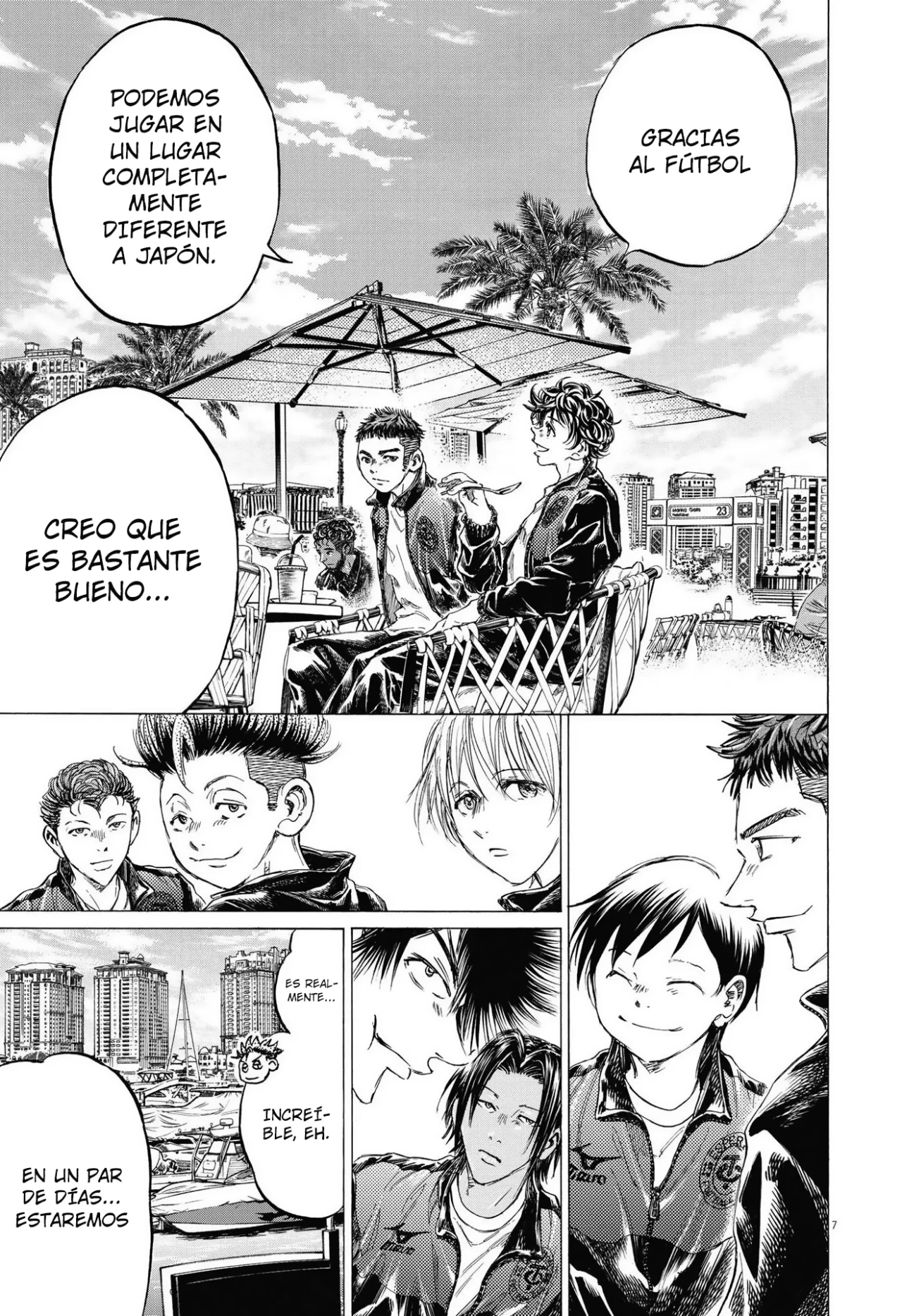 Ao ashi capítulo 339 página 8