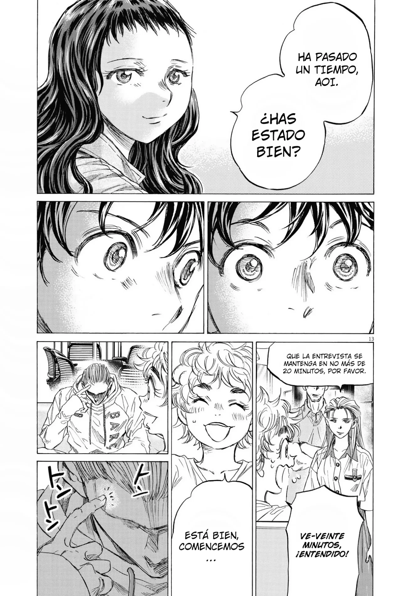Ao ashi capítulo 340 página 14