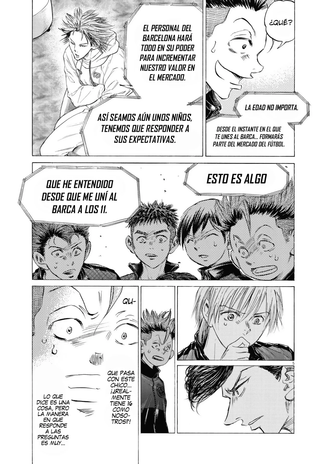 Ao ashi capítulo 341 página 6