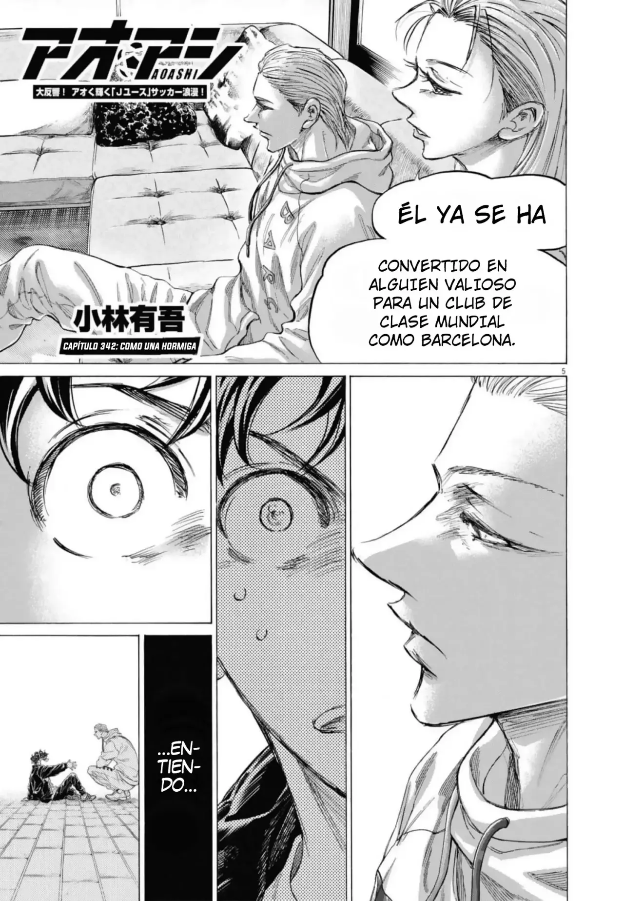 Ao ashi capítulo 342 página 6