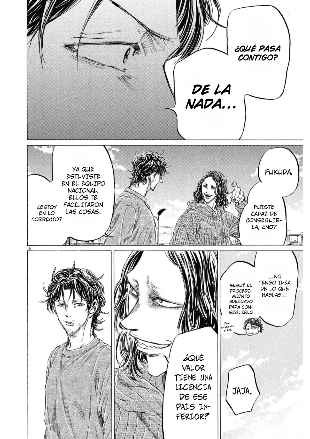Ao ashi capítulo 342 página 16