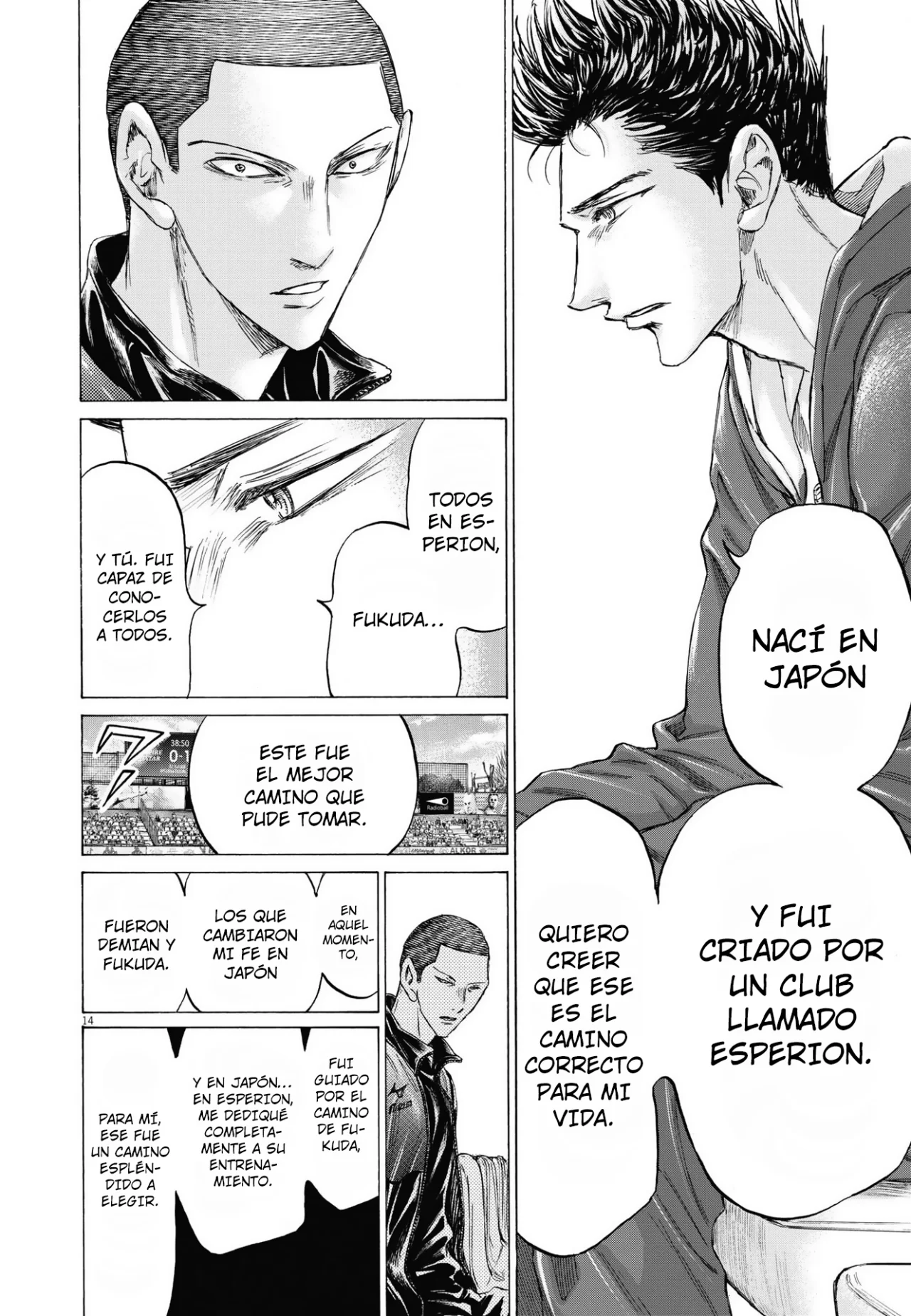 Ao ashi capítulo 344 página 16