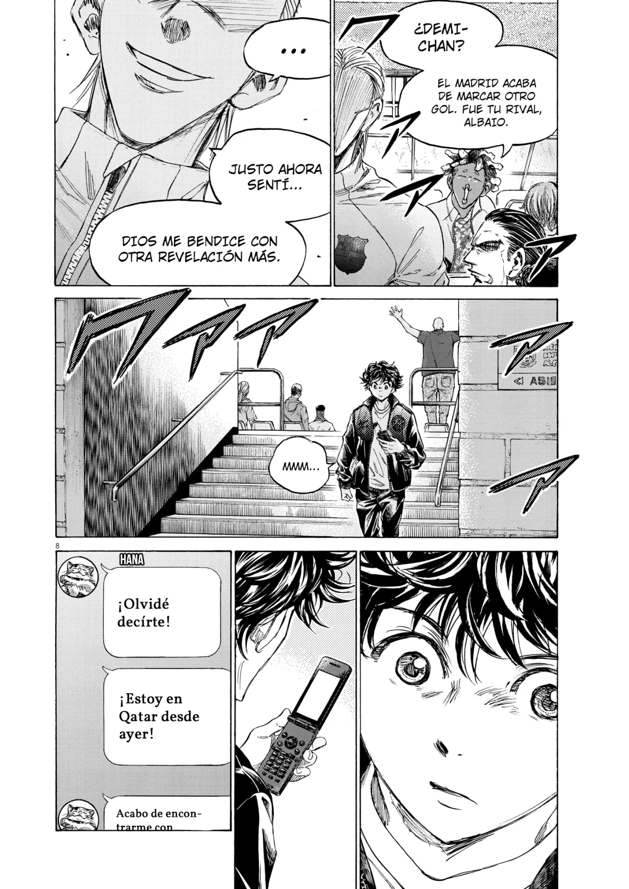 Ao ashi capítulo 346 página 8