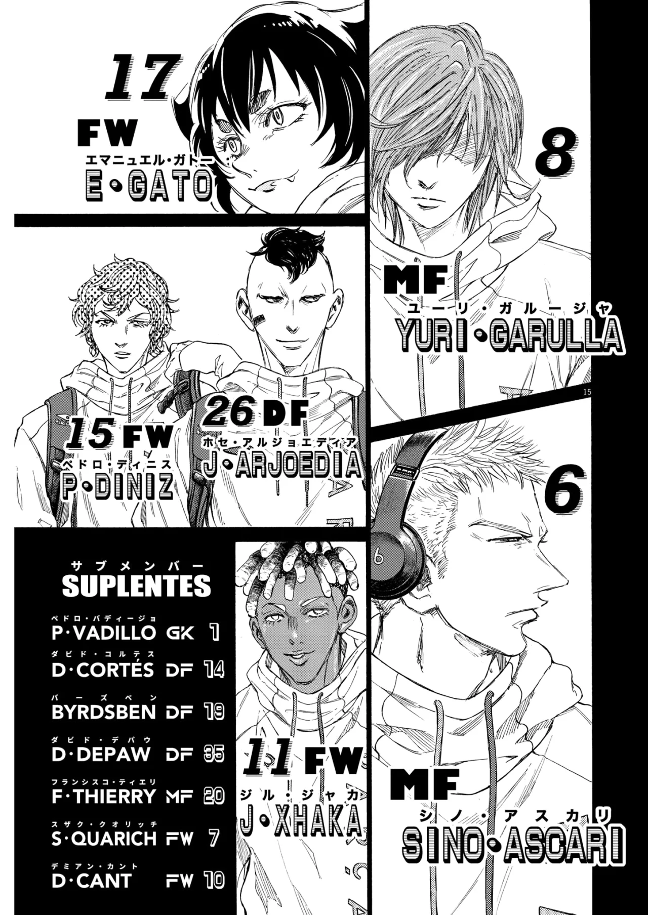 Ao ashi capítulo 346 página 15