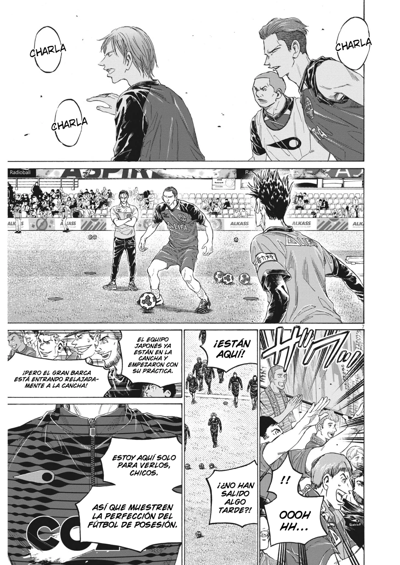 Ao ashi capítulo 347 página 8