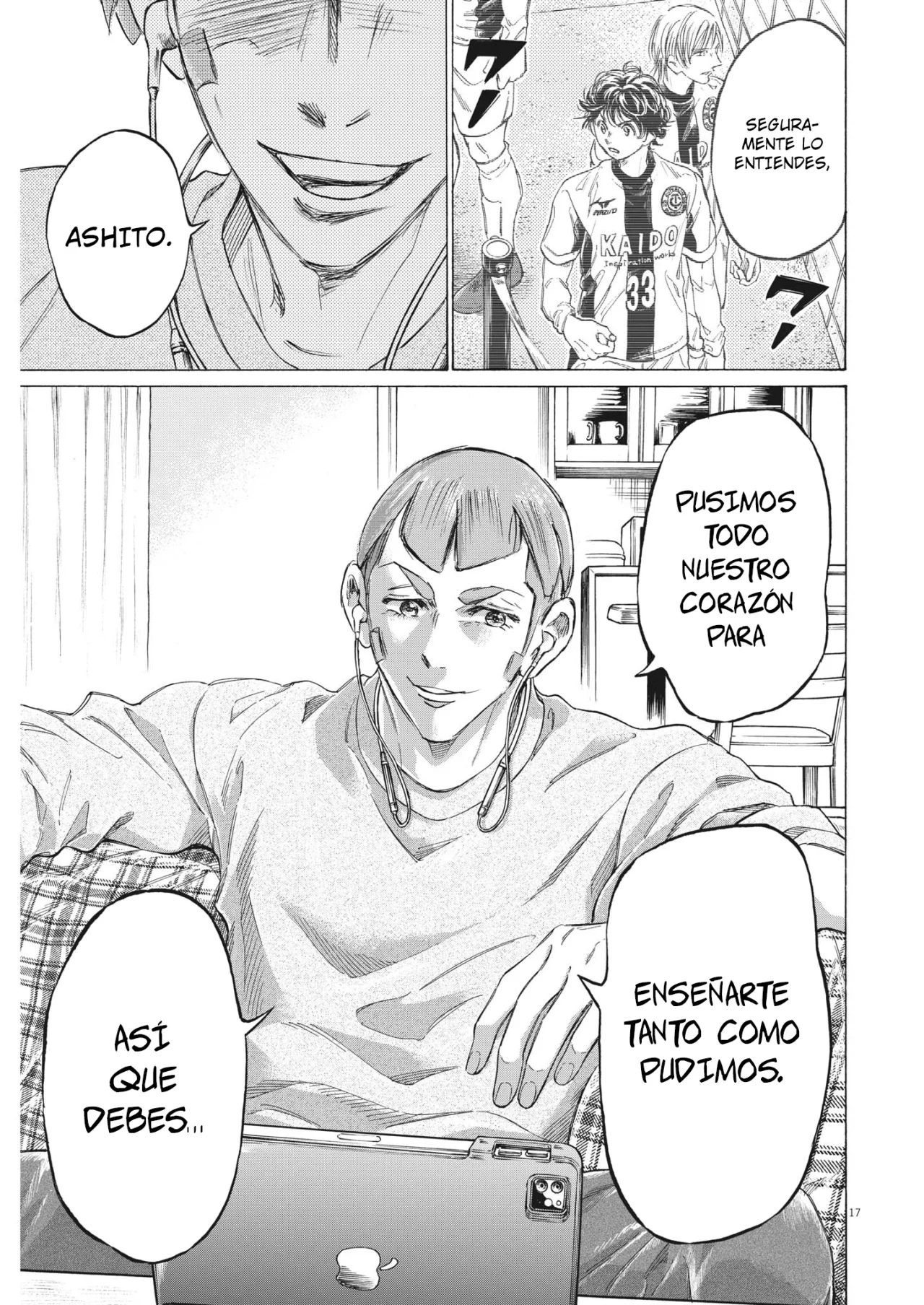 Ao ashi capítulo 347 página 17