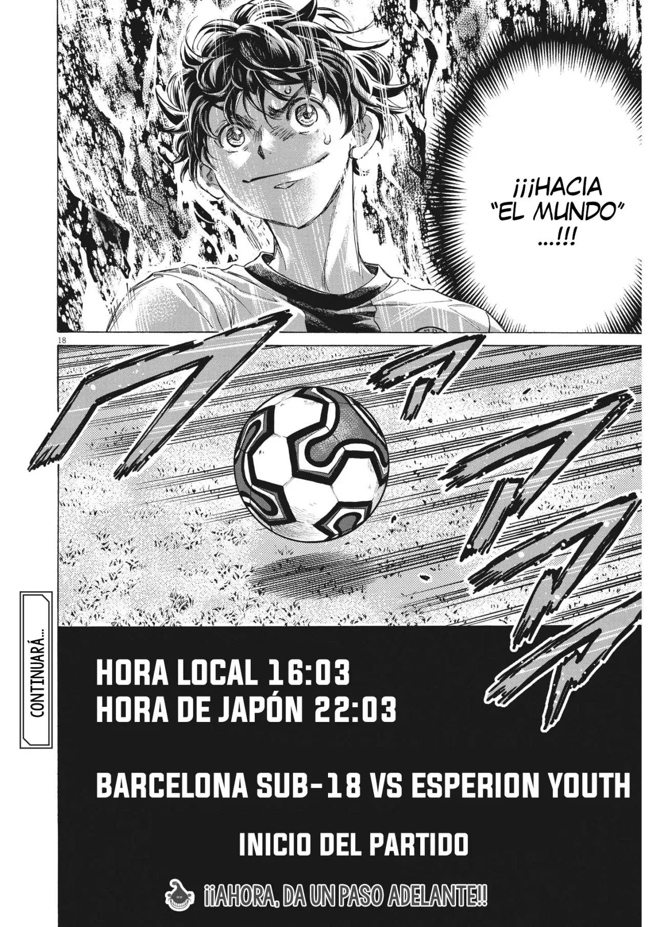 Ao ashi capítulo 348 página 18