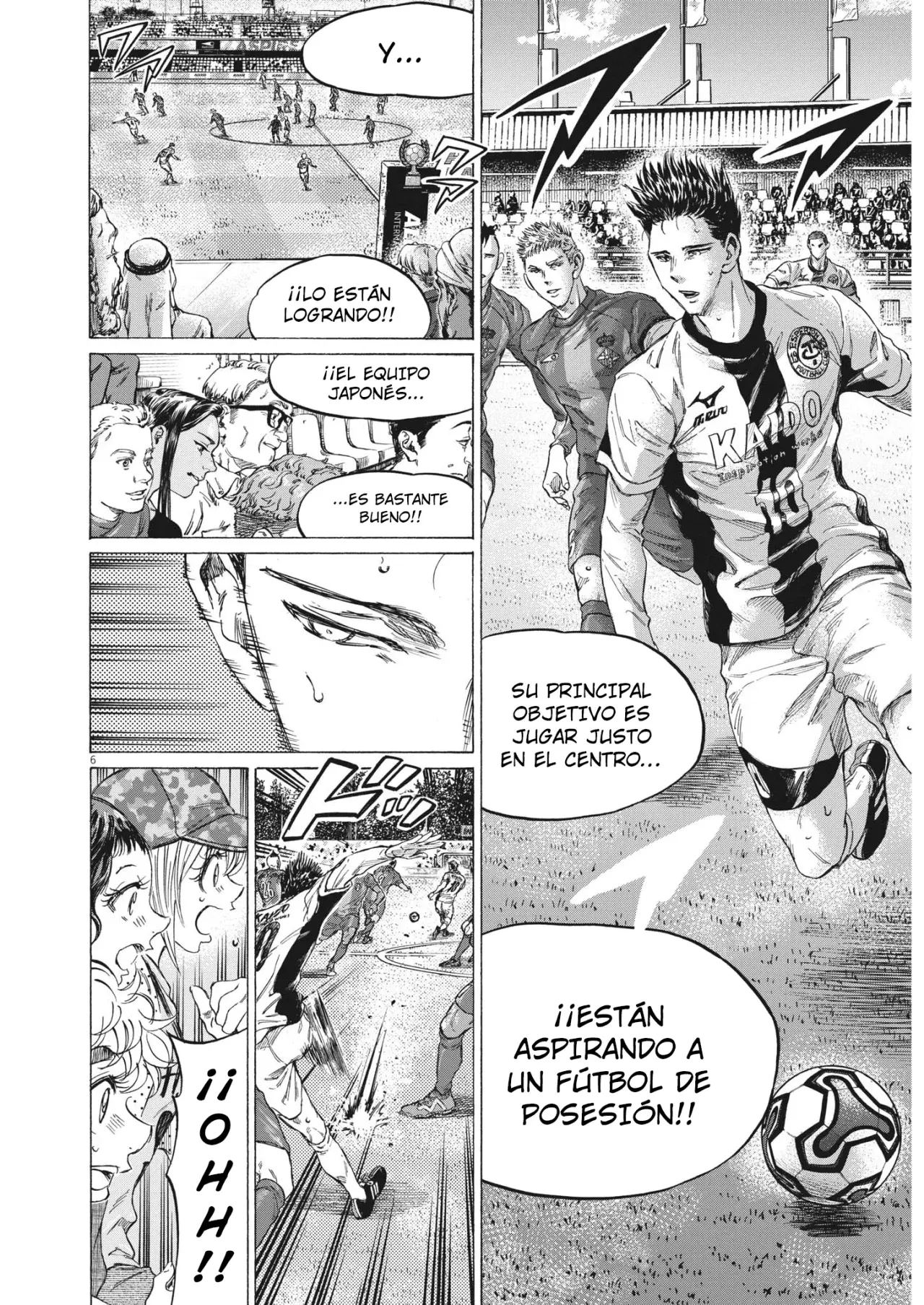Ao ashi capítulo 350 página 6