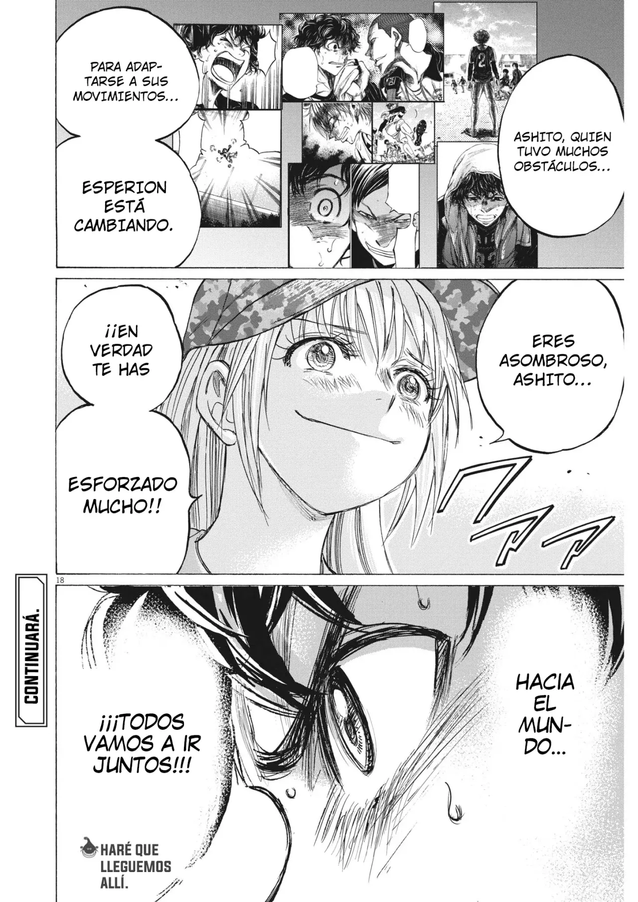 Ao ashi capítulo 351 página 19