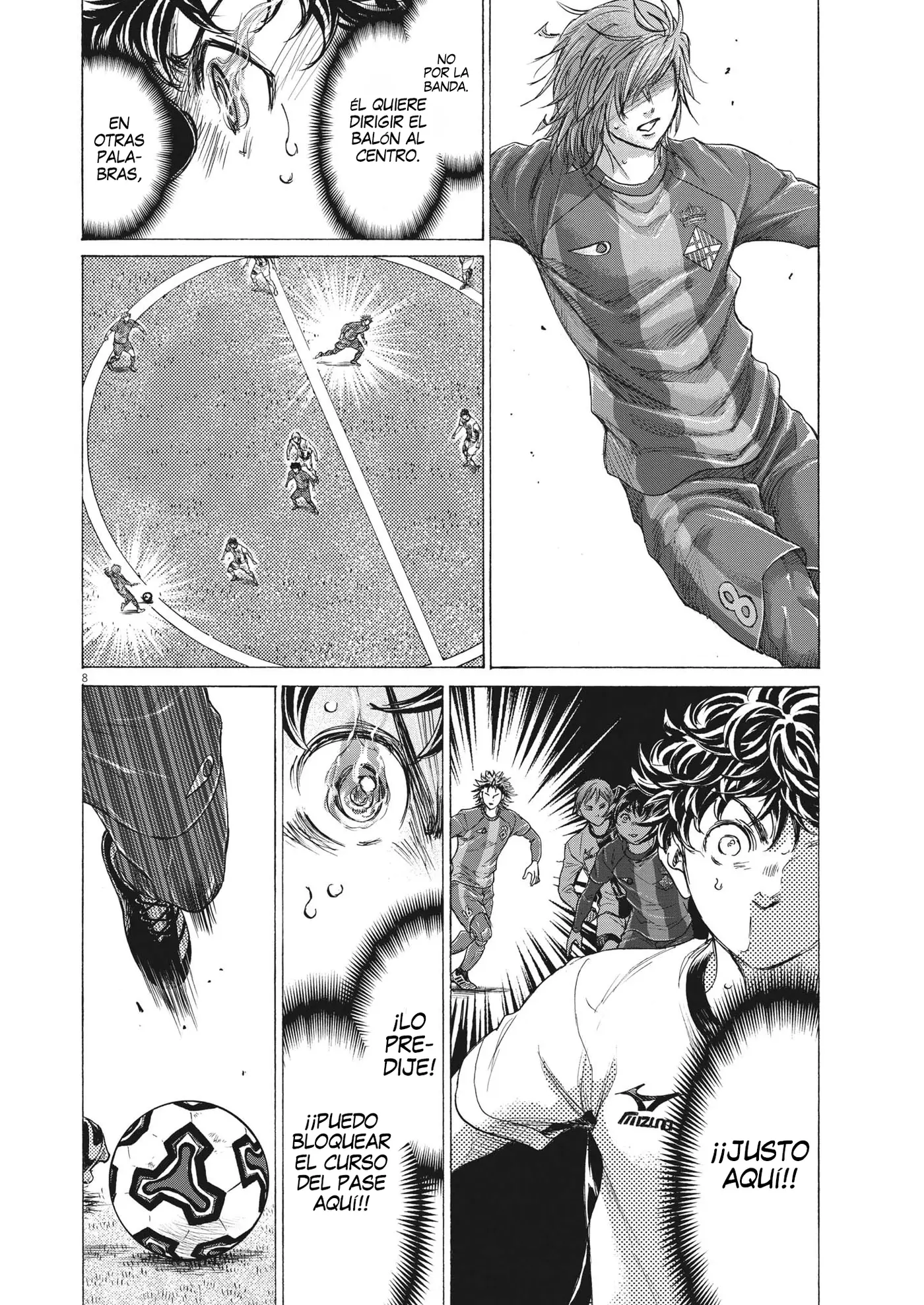 Ao ashi capítulo 353 página 9
